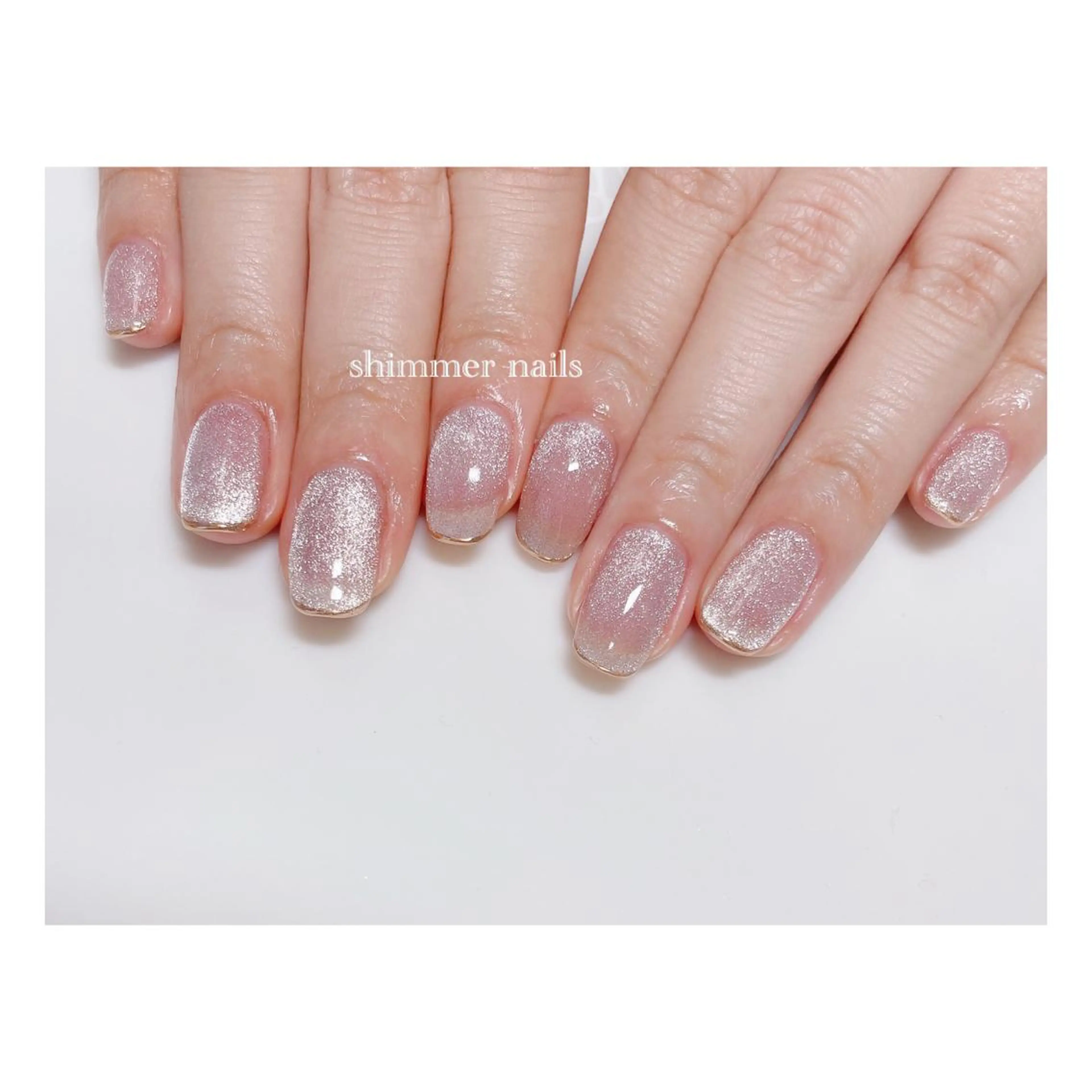 ネイル マグネットネイル ミラーネイル shimmer nailsのネイルデザイン