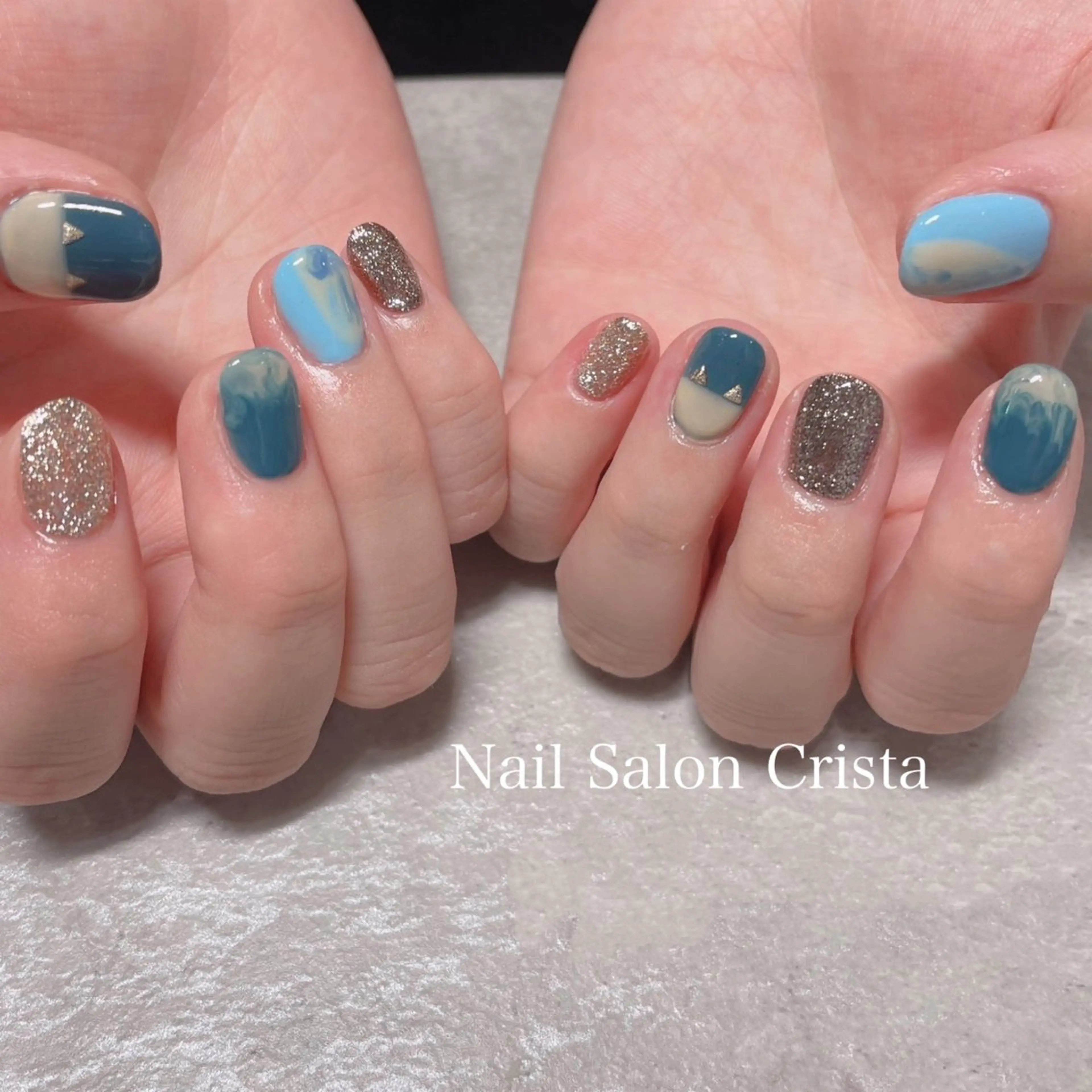 ネイル ジェルネイル パラジェル CRISTA所属・CRISTA MOMOのネイルデザイン