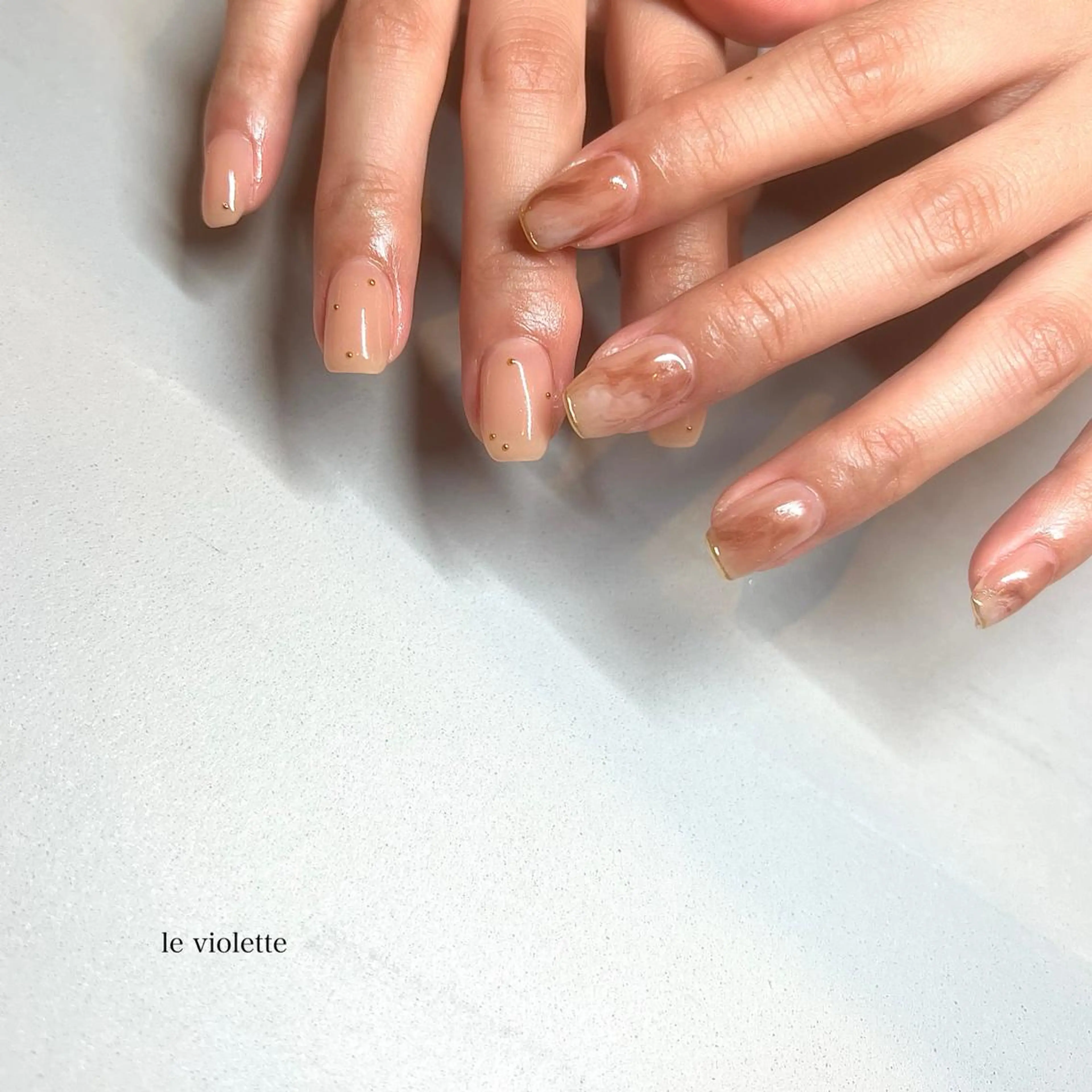 ネイル ハンドネイル le violette所属・le violetteのネイルデザイン