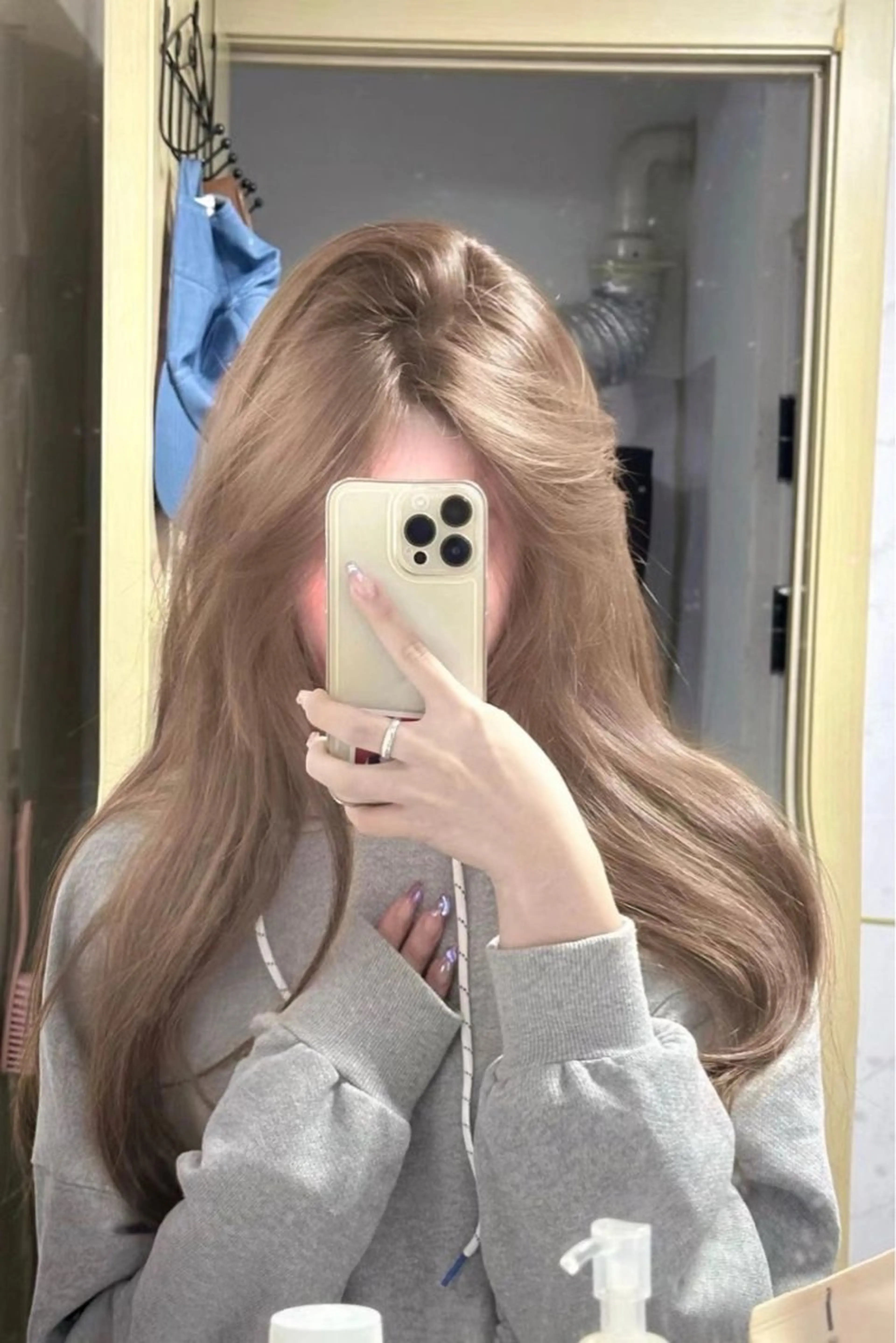 ロング 韓国ガーリー🤍ハイ トーン🤍Ayanaのヘアスタイル
