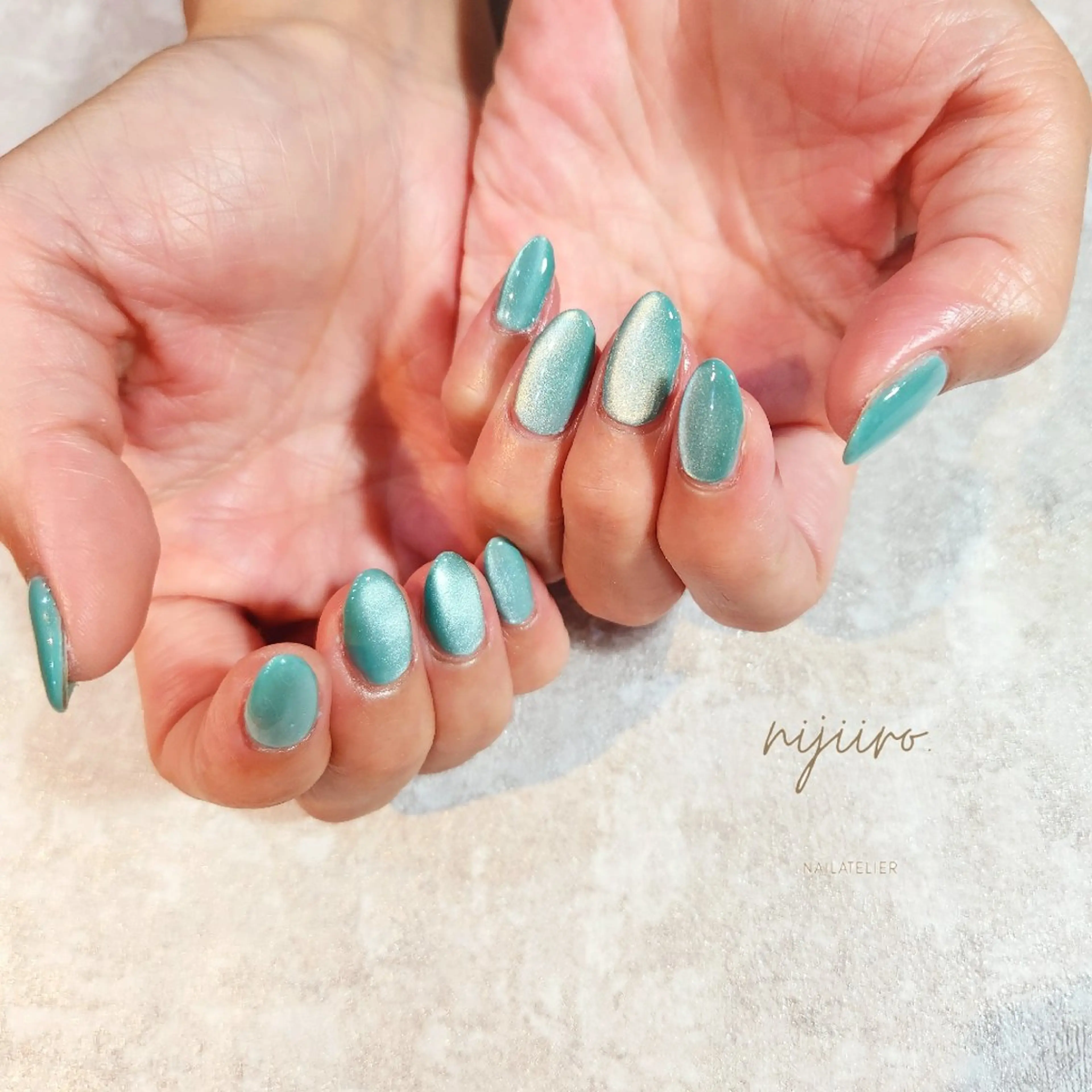 ネイル ハンドネイル nailatelier nijiiro.所属・nijiiro🌈 サトウのネイルデザイン