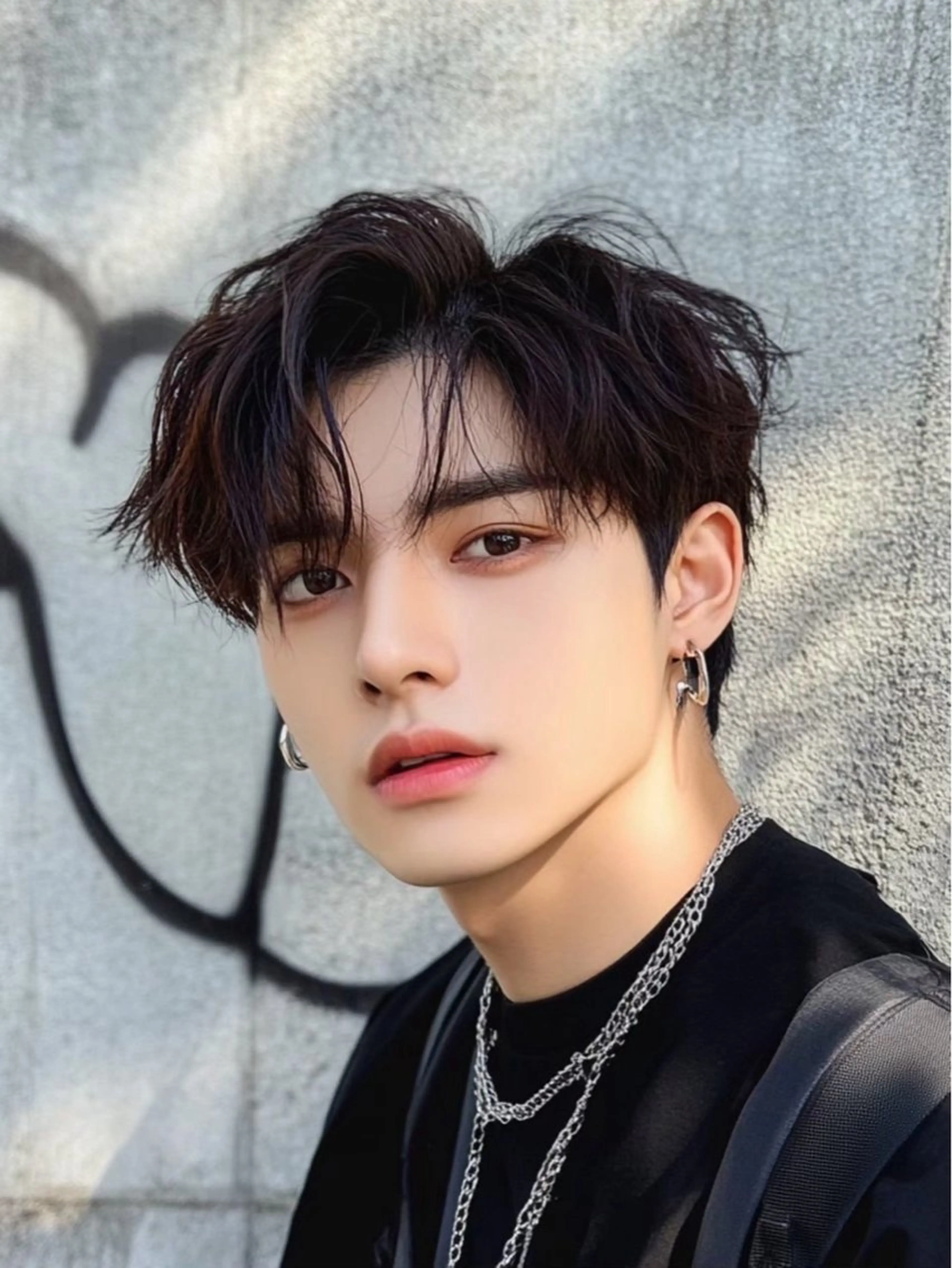 ショート メンズ カット メンズパーマ/ ハイライト　Tumのヘアスタイル