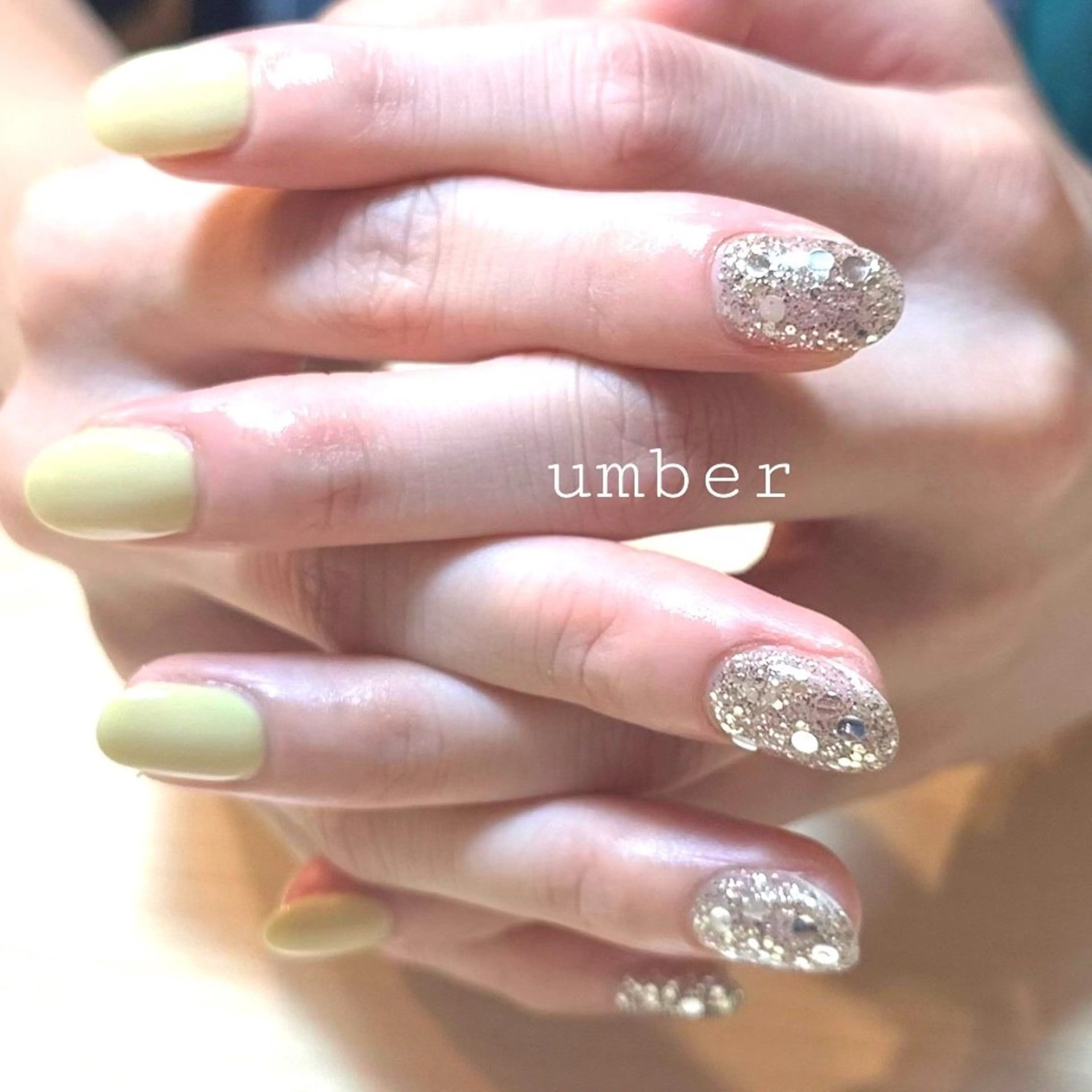 ネイル ハンドネイル umber 三茶1分のネイルデザイン