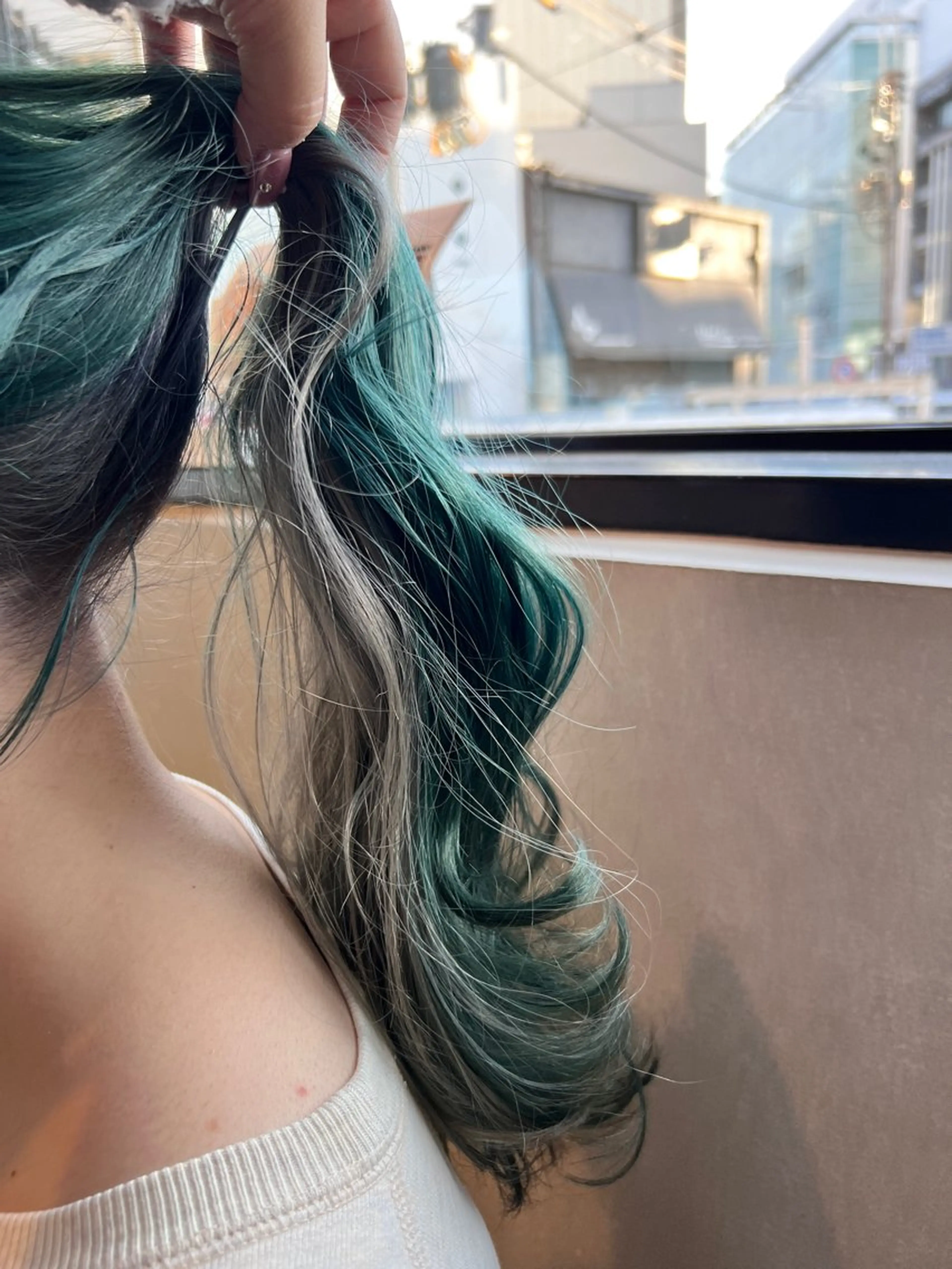 ロング カラー カット ヘアカラー トリートメント ROCAReTA  河原町三条所属・🌐👽フクイ キララ🌎💎のヘアスタイル
