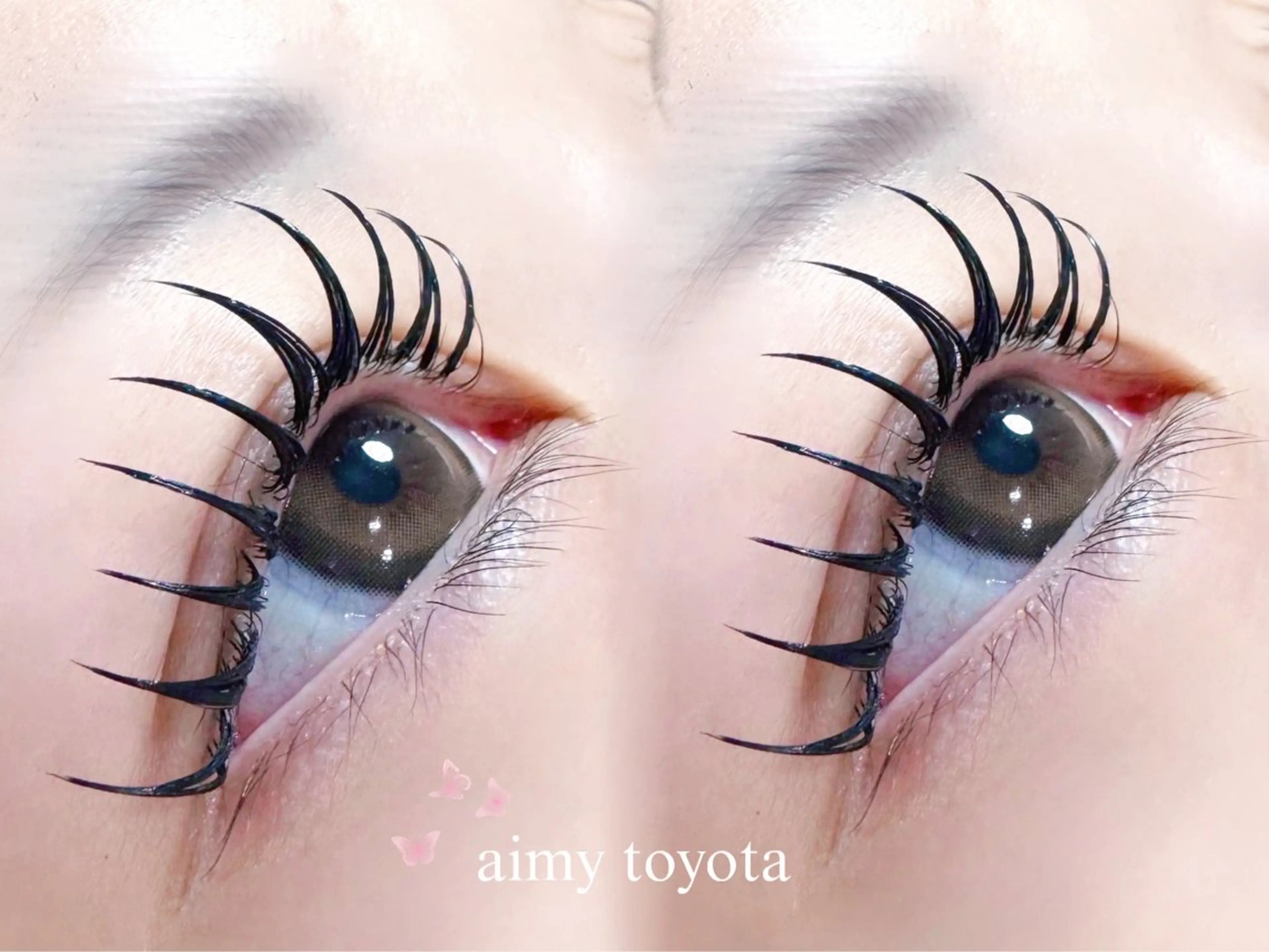マツエク・マツパ バインドロック 一重×まつ毛パーマ eyelash aimy所属・aimy 豊田店 minori🌷のマツエク・マツパデザイン