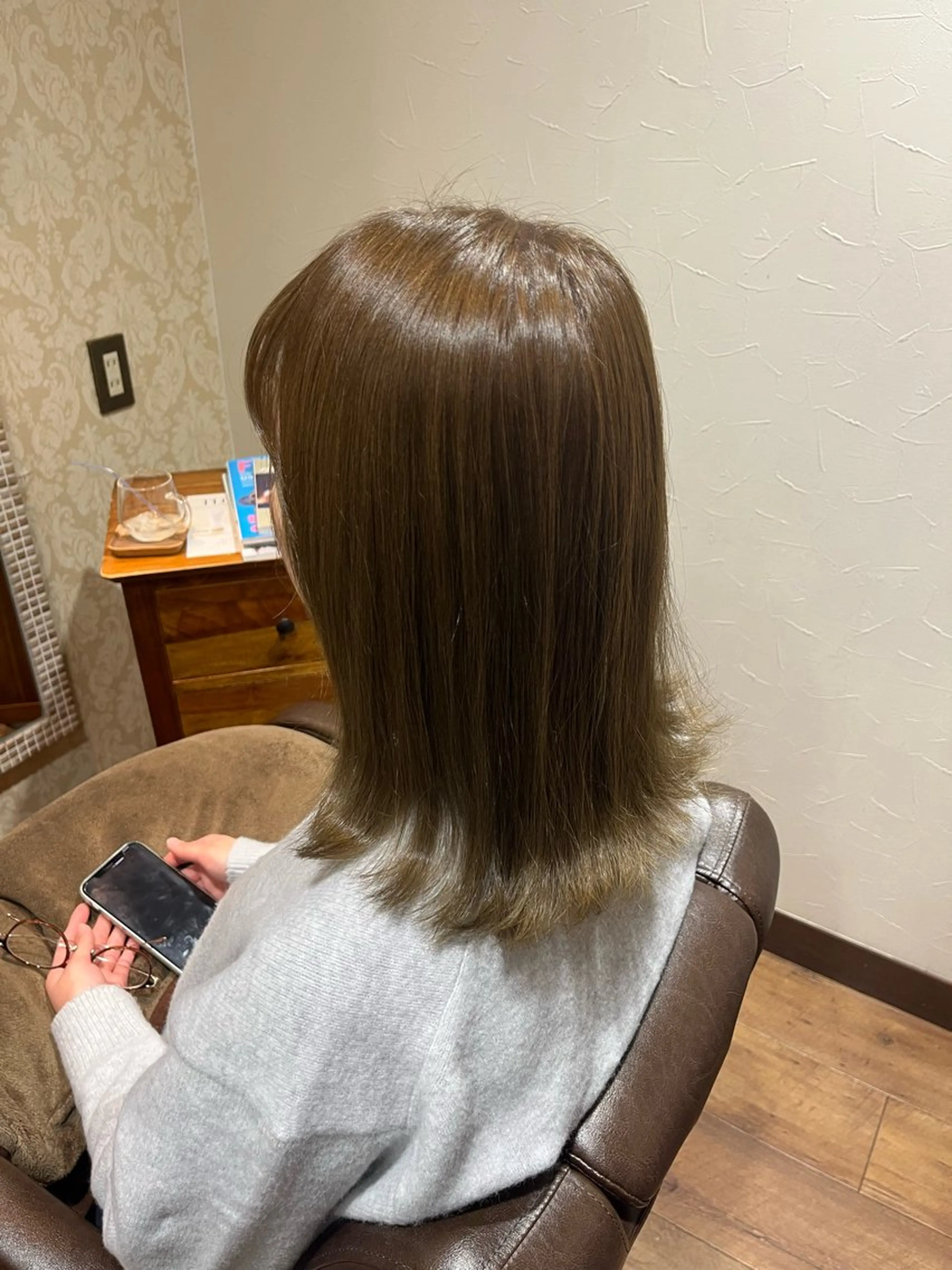 セミロング カラー アンフール所属・amfoule KAI モデル募集中のヘアスタイル