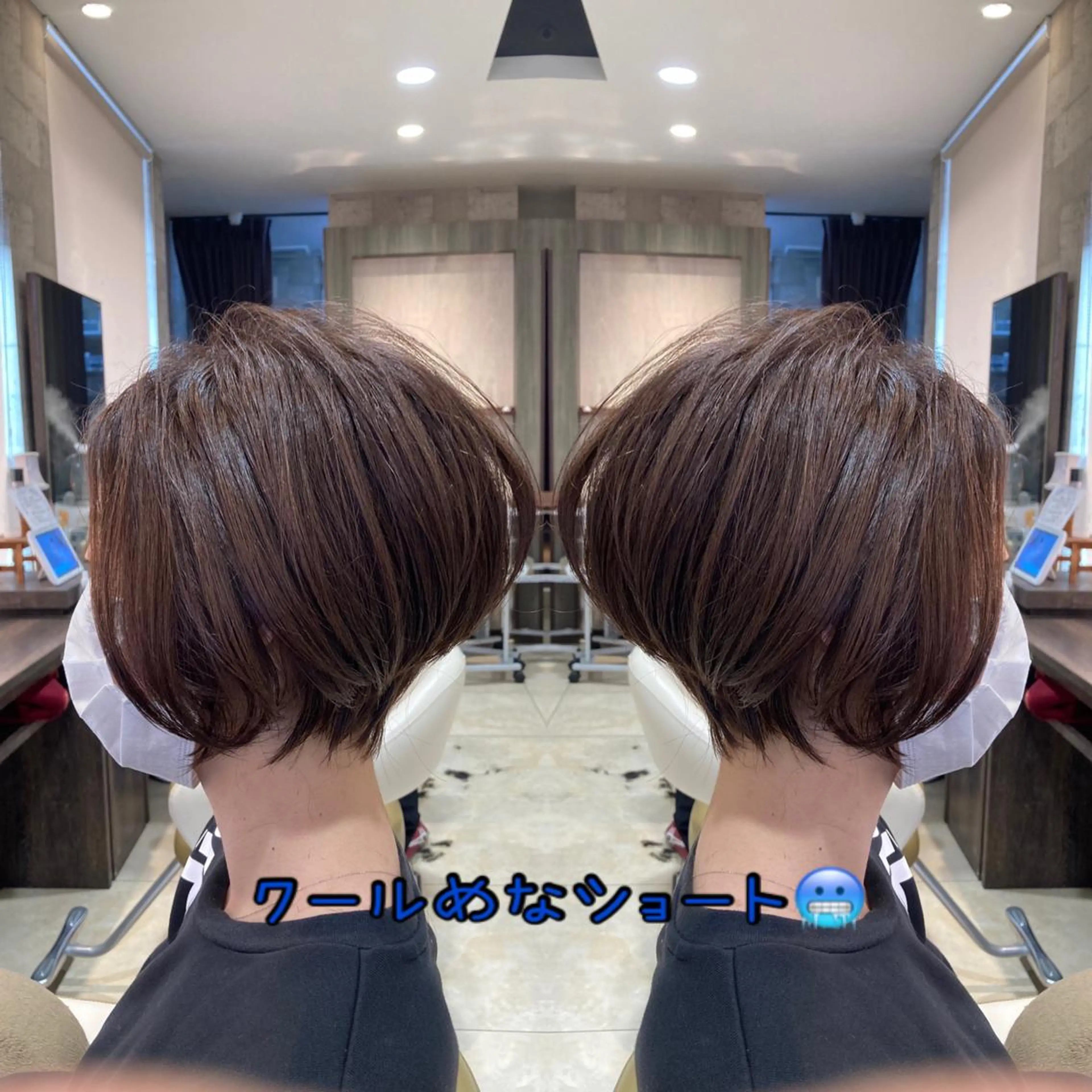 ショート カラー ショートヘア 駒田 拳児のヘアスタイル