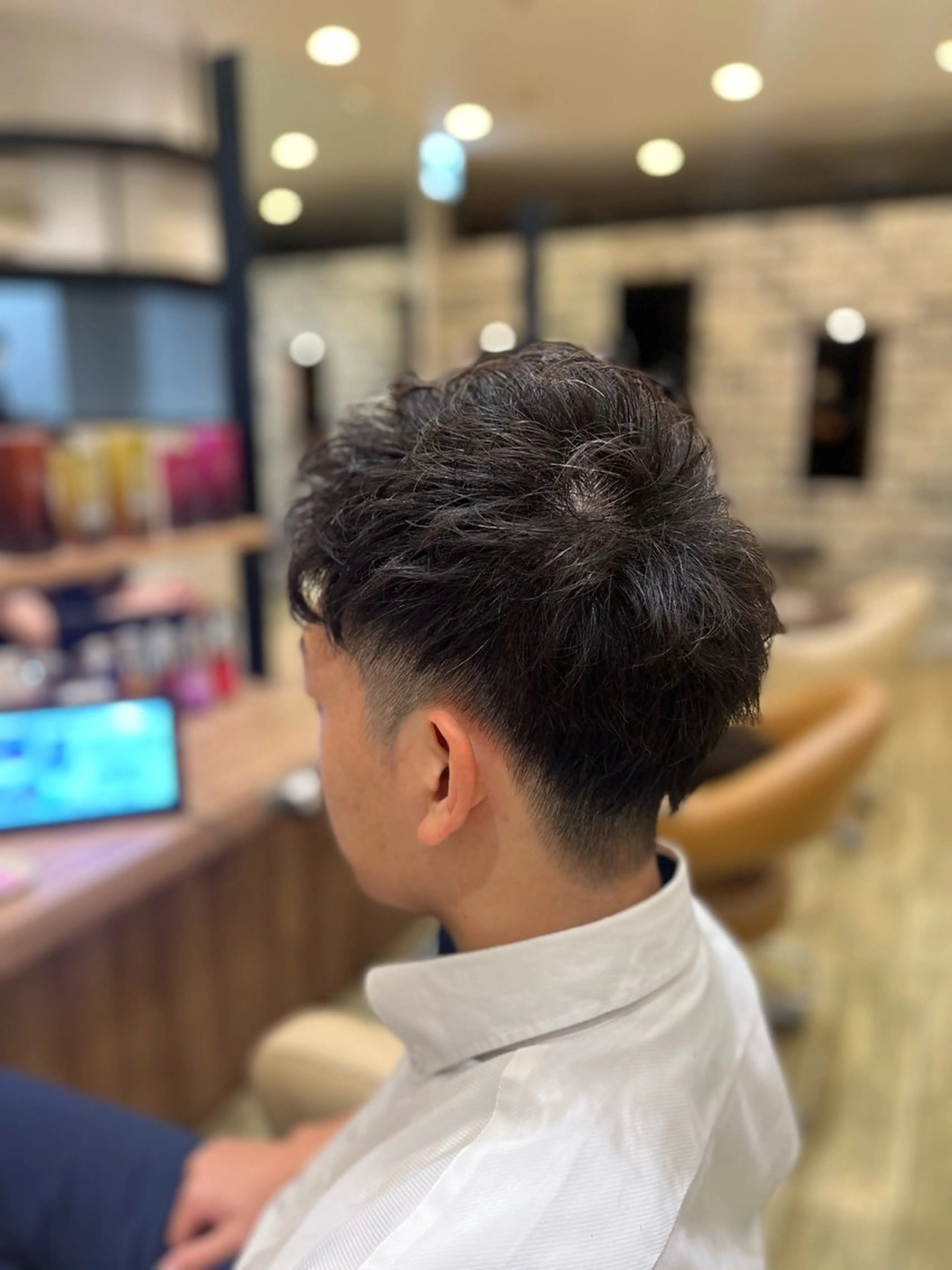 メンズ メンズパーマ VISAGE unir所属・新浦安 / 駅近 ヘッドスパ/ 岩橋のヘアスタイル