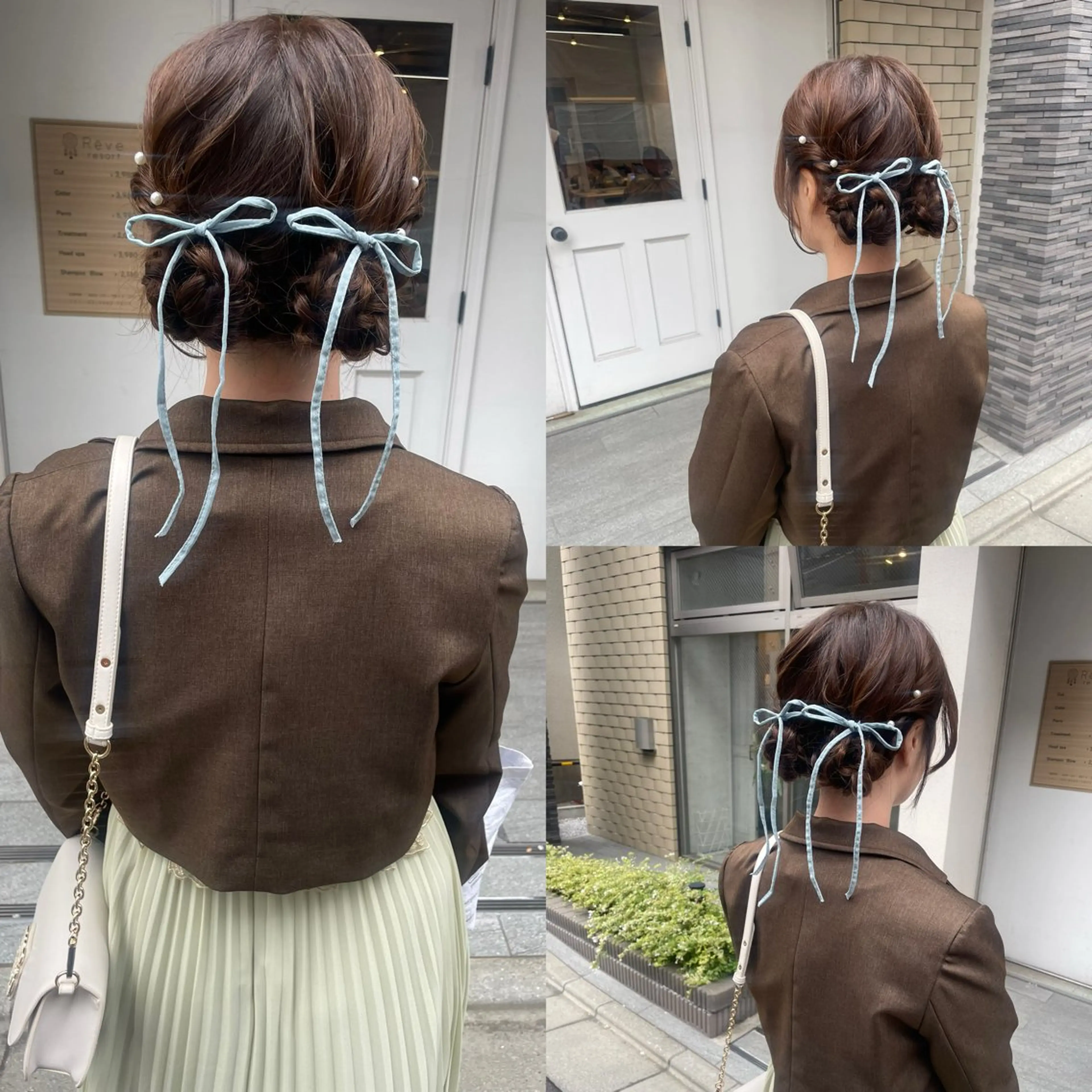 ロング ヘアアレンジ お団子ヘア ヘアセット Reve resort所属・美髪× ヘアセット✨Araiのヘアスタイル