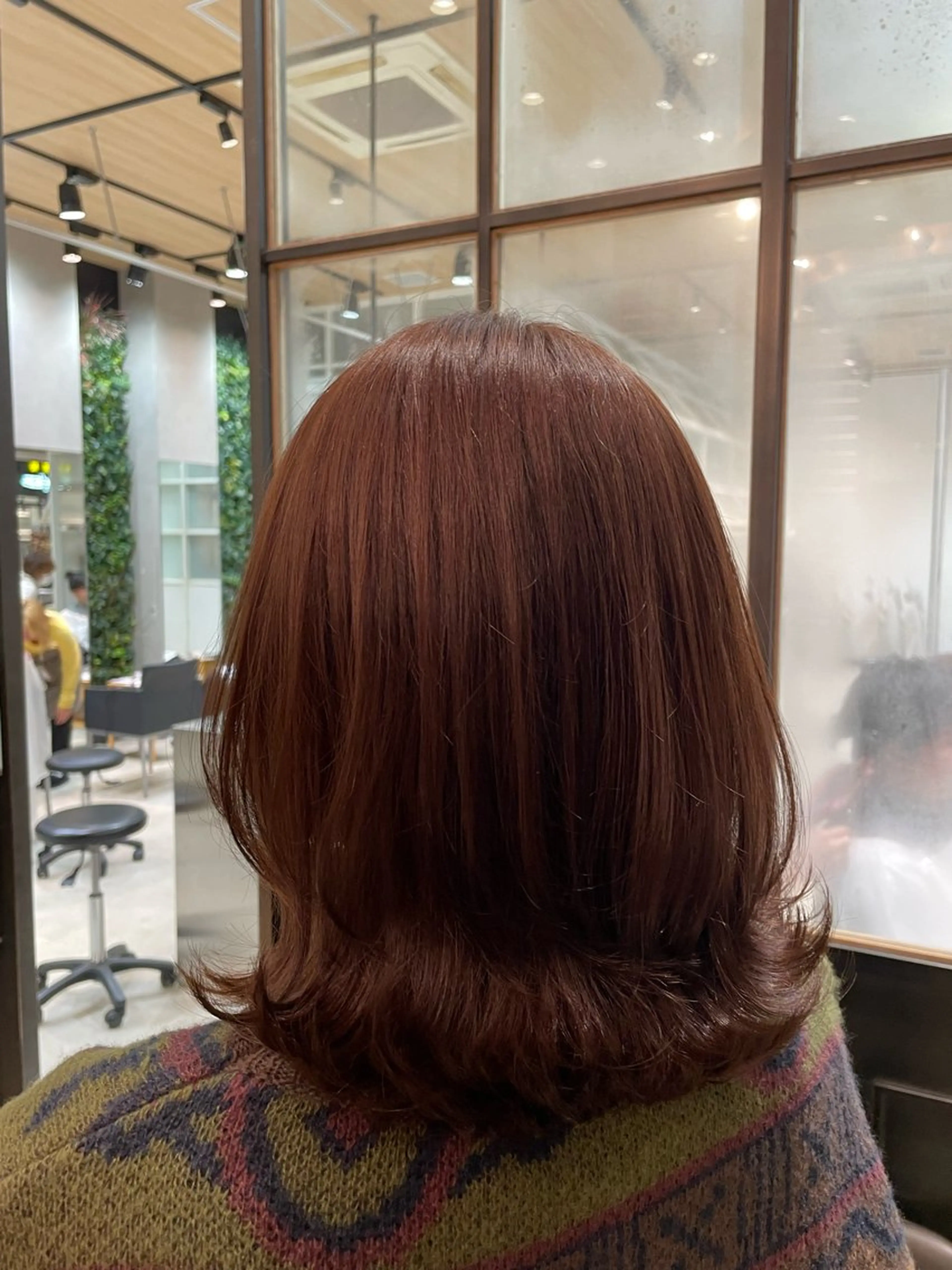 ミディアム カット ヘアカラー Lolonois 森ノ宮/RINのヘアスタイル