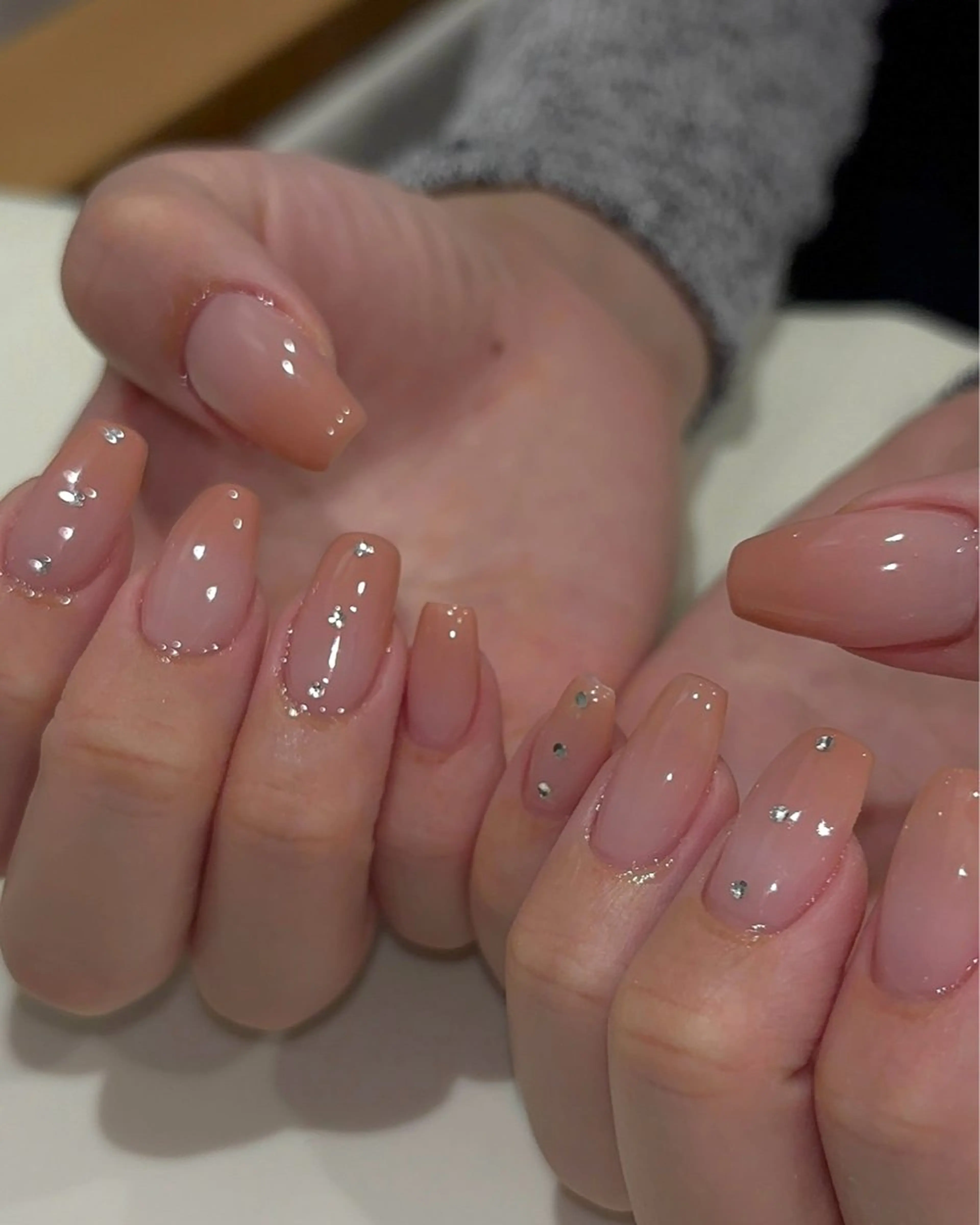 【期間限定】練習モデル様募集🤎グラデーションネイル💅🏼💕✨※オフ別途¥550の写真