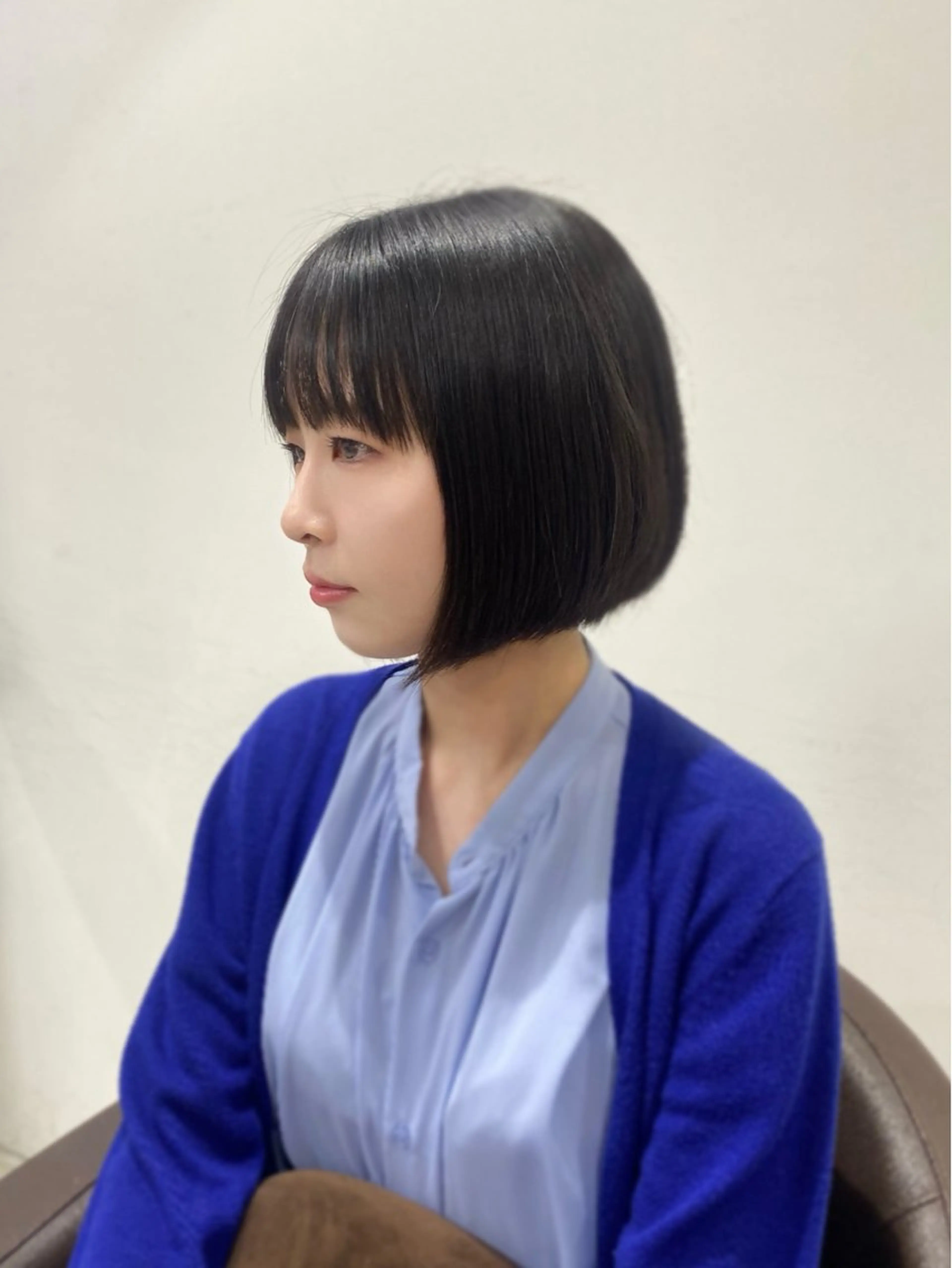 ショート パーマ 縮毛矯正 岡山 愛のヘアスタイル