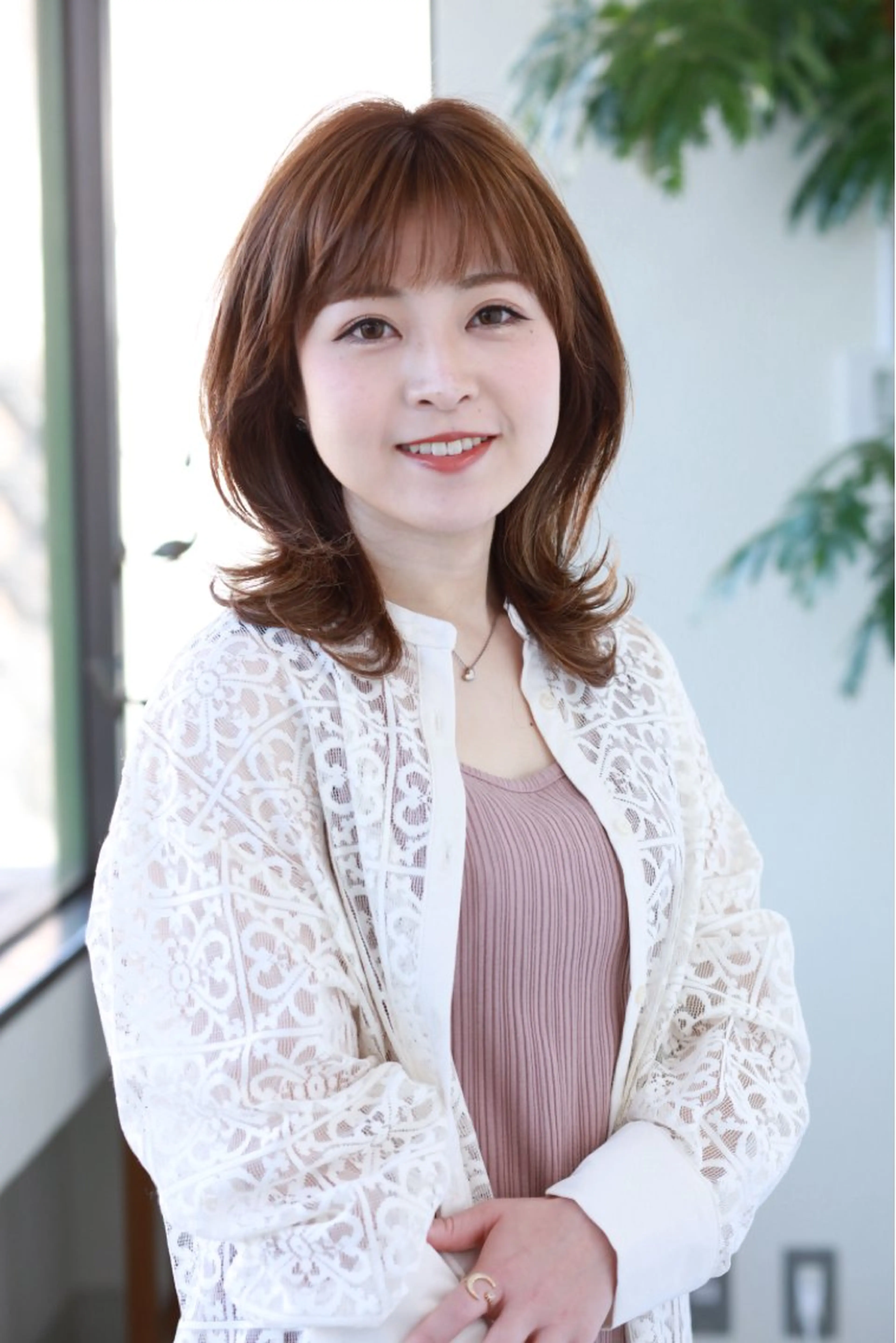 ミディアム 外ハネヘア 千代延 涼平のヘアスタイル
