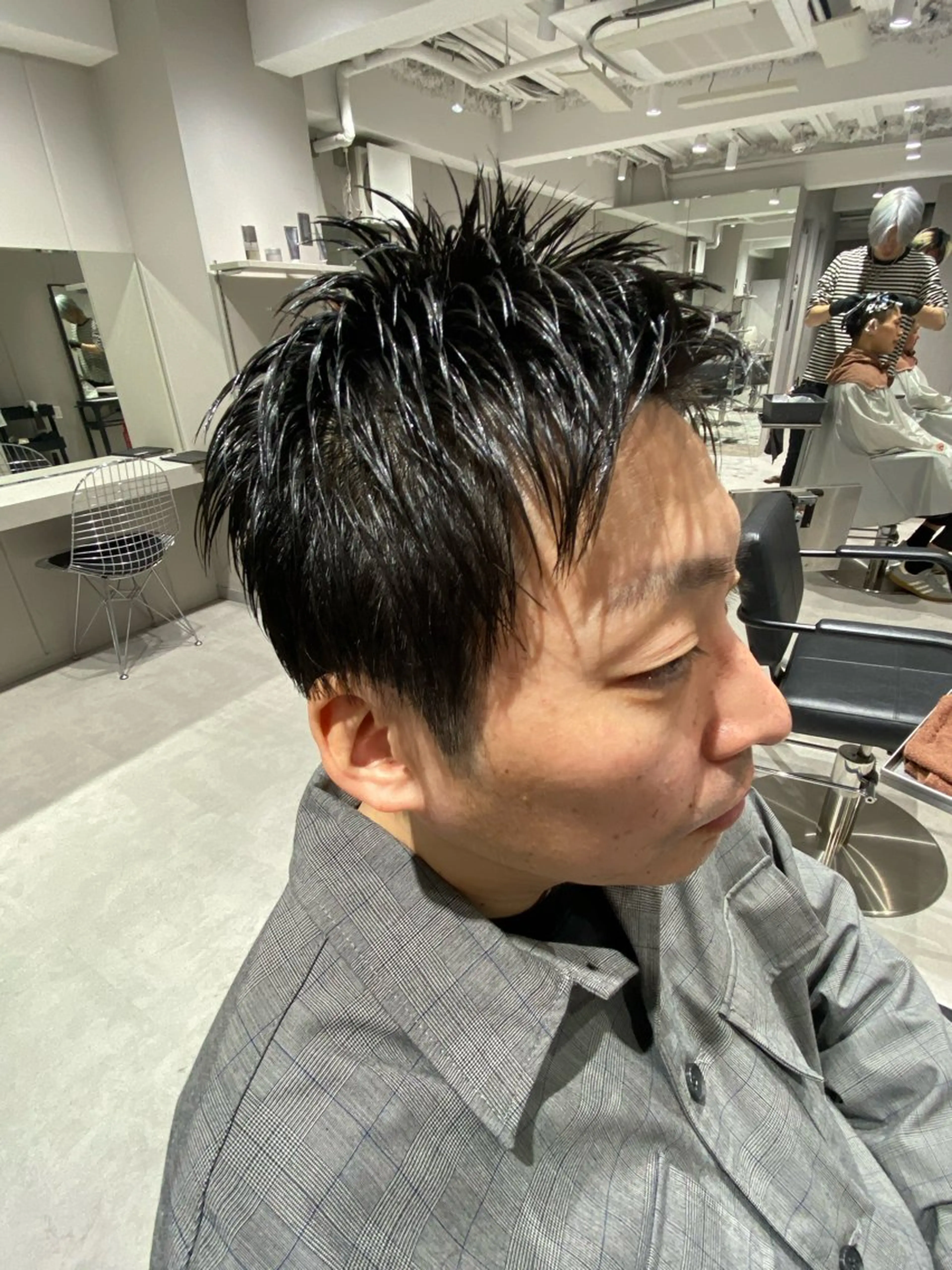 メンズ 👑駅近メンズサロン パーマ特化北千住👑のヘアスタイル