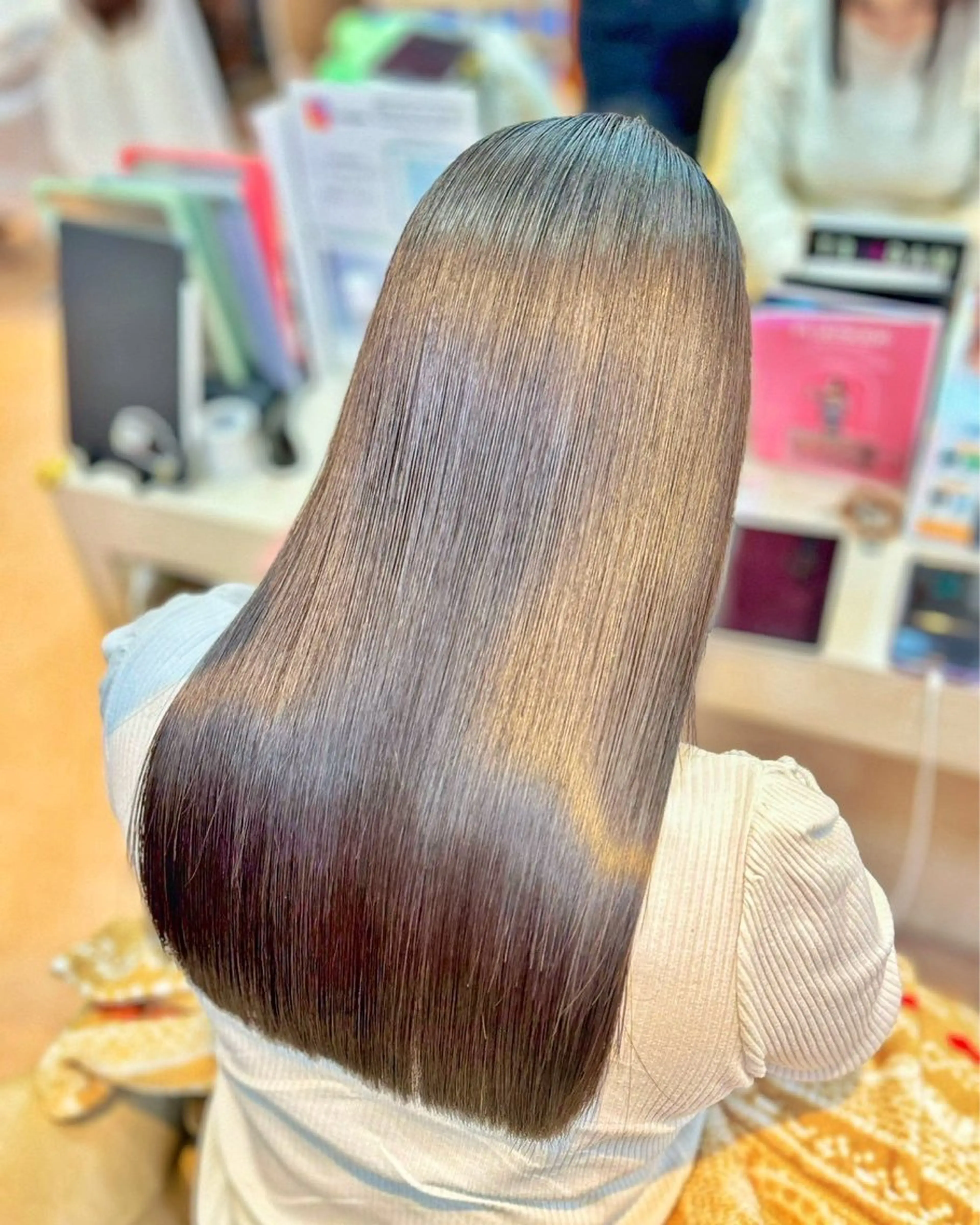 【サラ艶ケア】カット＋縮毛矯正✨自然と扱いやすい髪に💎🫧の写真