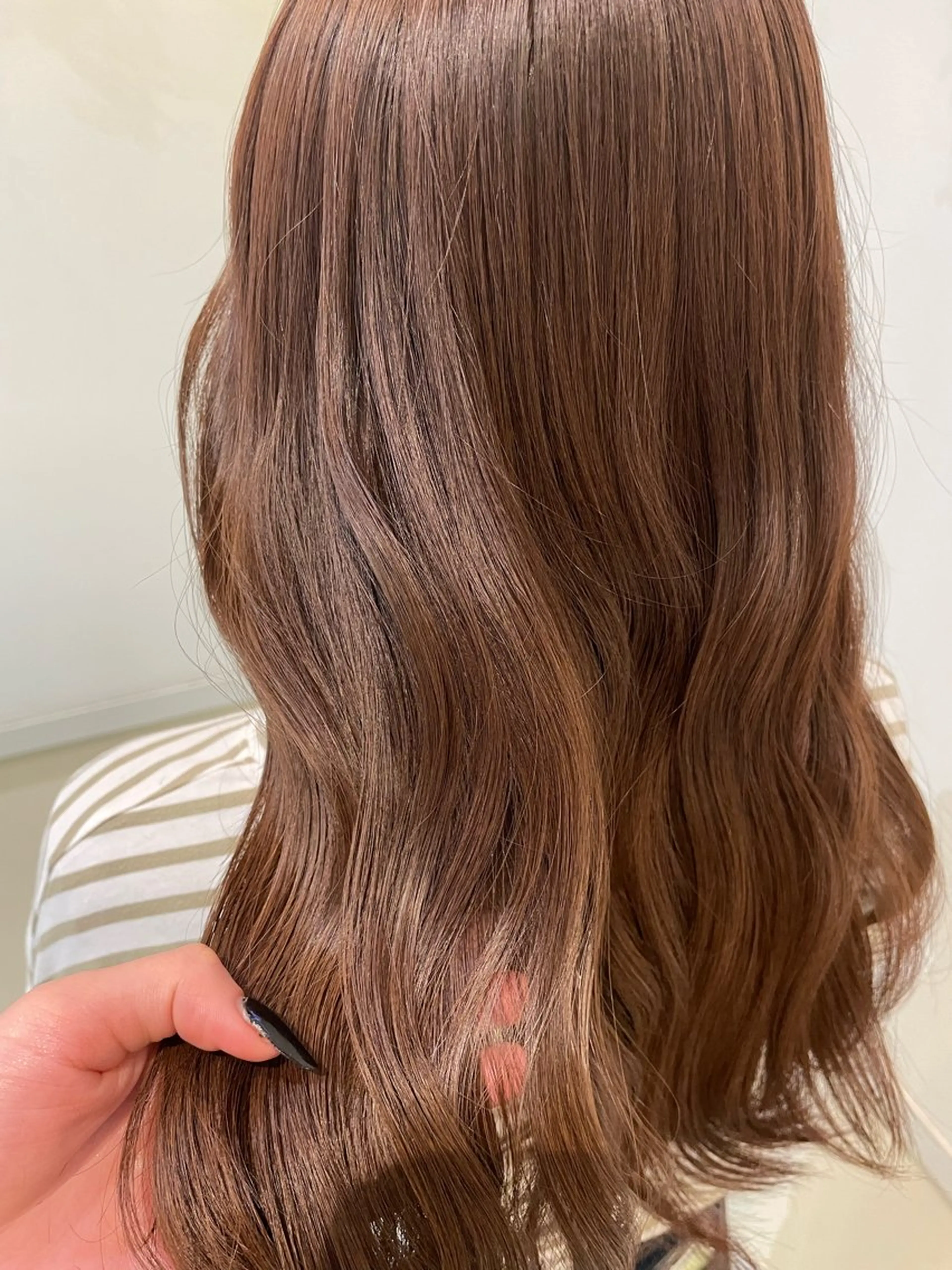 ロング カラー カット ヘアカラー トリートメント 髪質改善カラー🤍 エクステ✨君島由実子のヘアスタイル