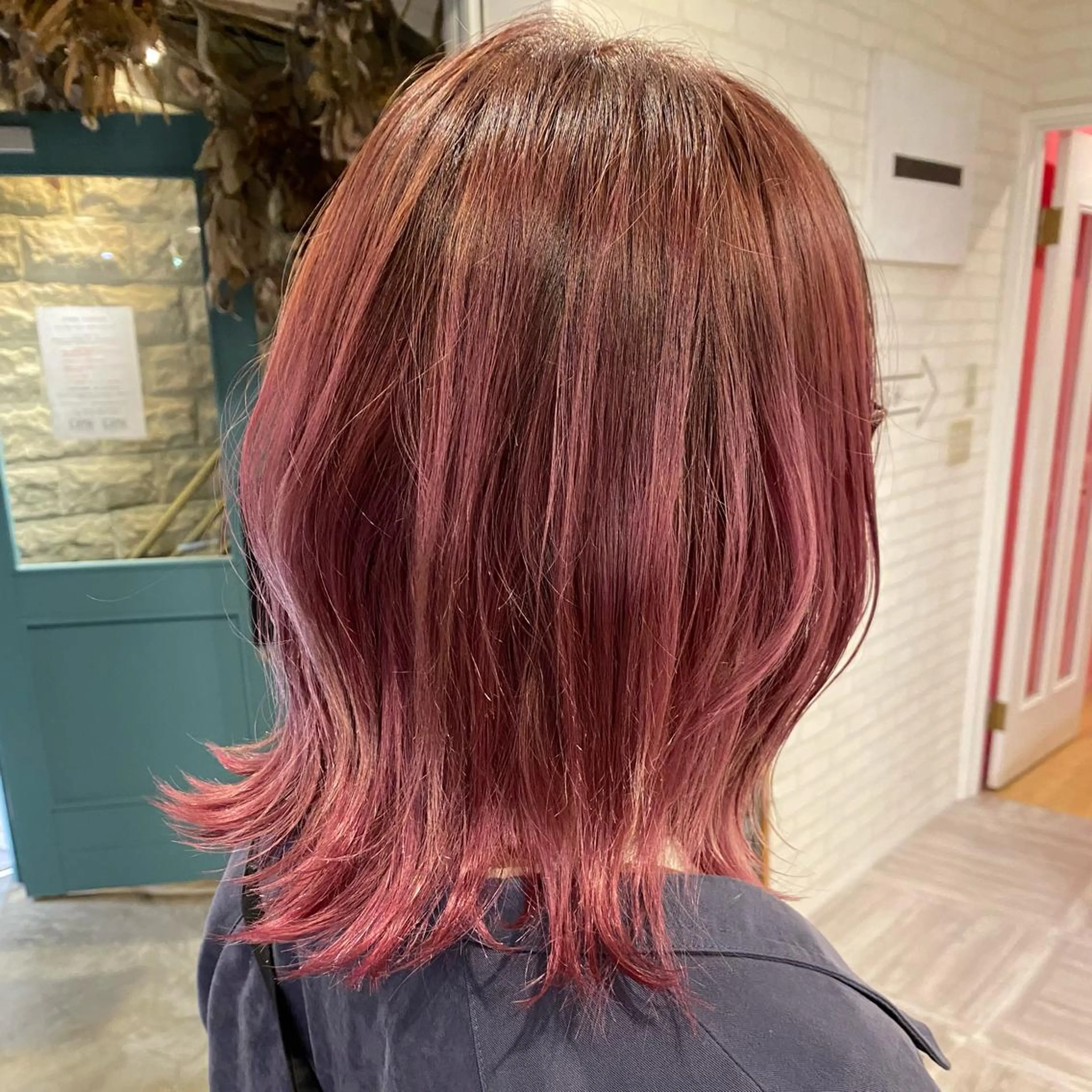 ミディアム カラー すずき なぎさ☀️のヘアスタイル