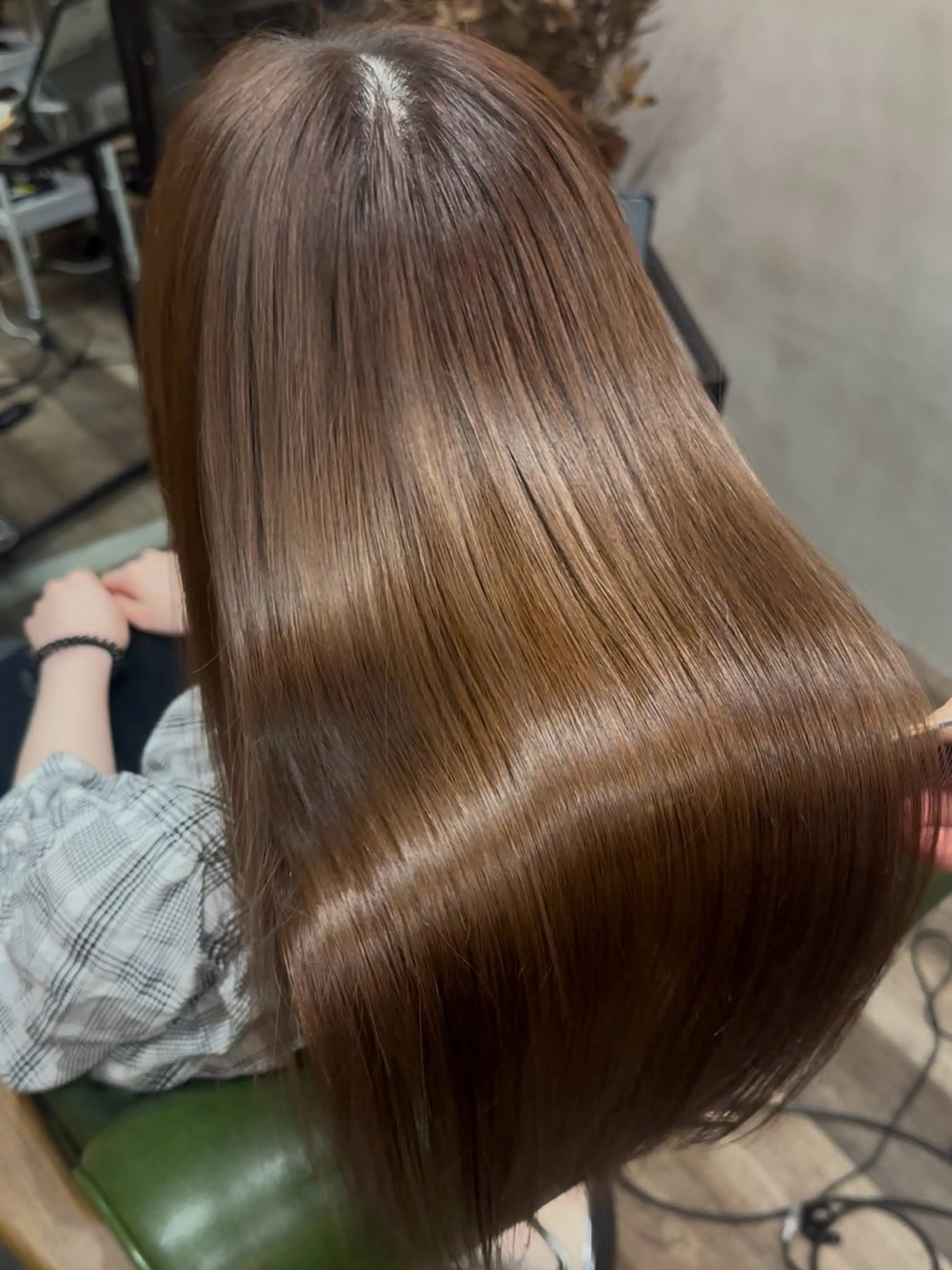 ロング カラー ヘアカラー トリートメント 大塚/髪質改善/ 縮毛矯正/カラーのヘアスタイル