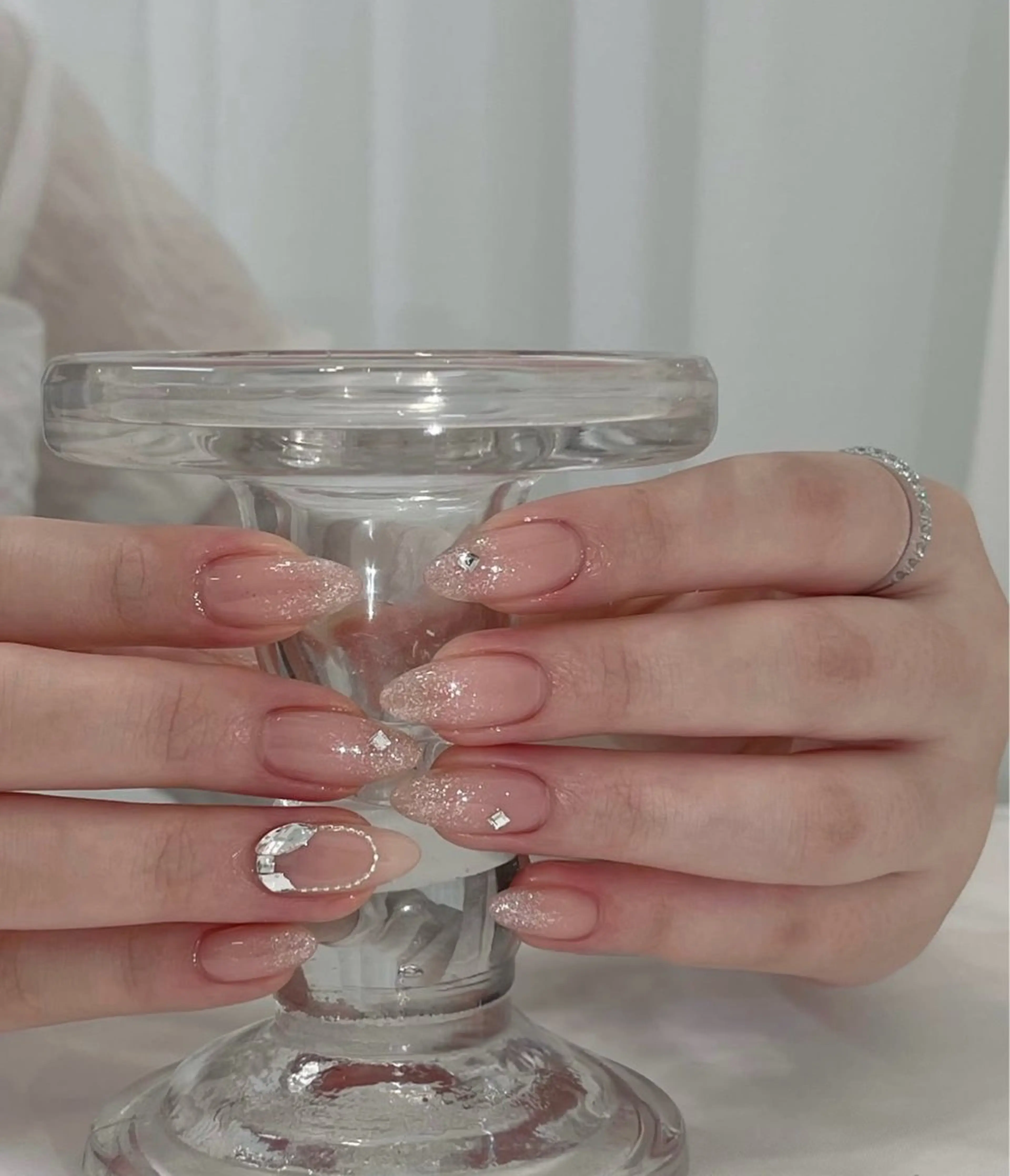 ネイル ボルドー ブラウン チークネイル ドット フットネイル yurinail所属・yuri nail 高田馬場のネイルデザイン