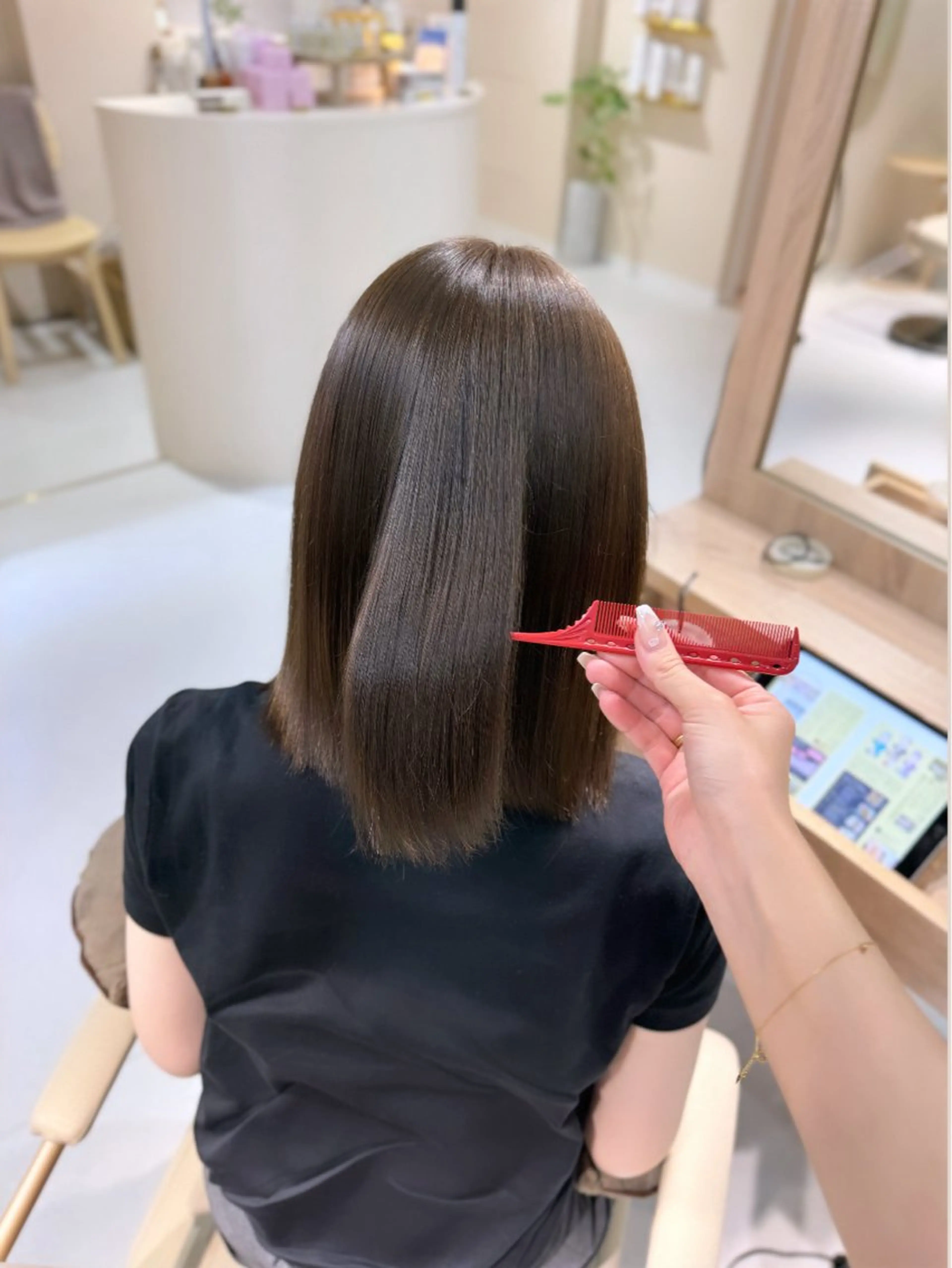 ミディアム ヘアカラー juprey所属・jupreÿ 𝒔𝒂𝒚𝒂🍓のヘアスタイル