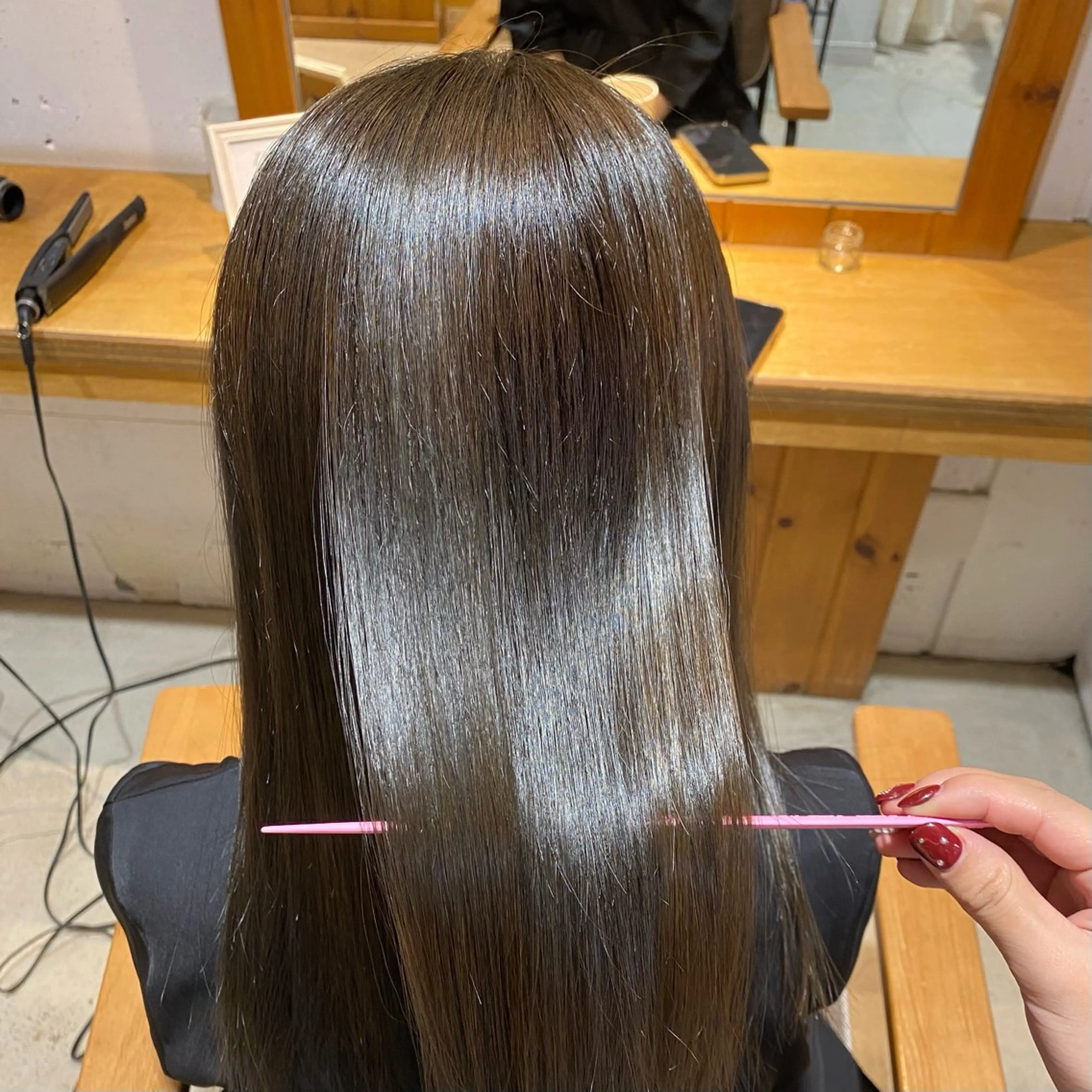 ミディアム カラー ヘアカラー トリートメント misaki アシスタント🎀のヘアスタイル