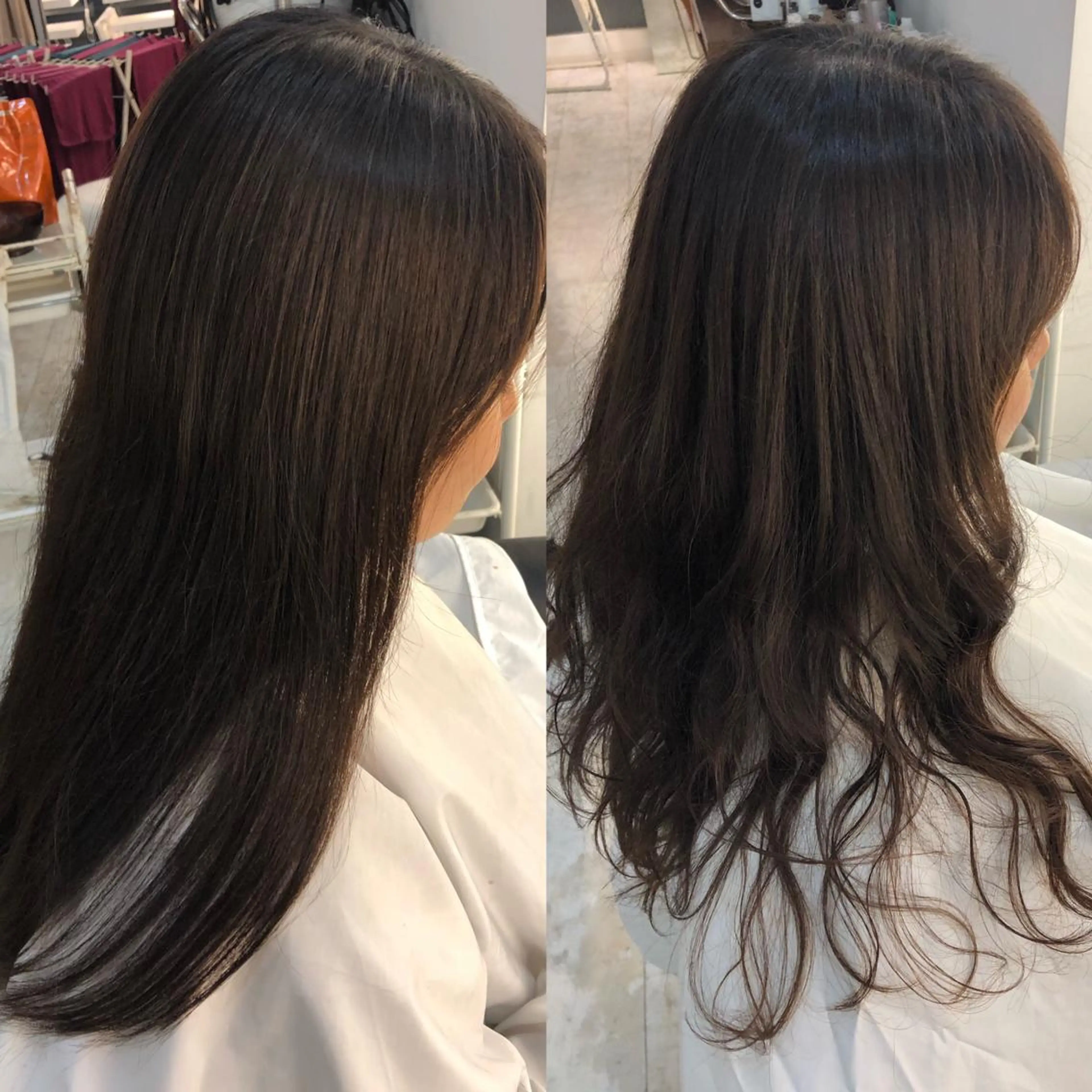 ロング パーマ Hair Design sCene所属・山田 笑みのヘアスタイル