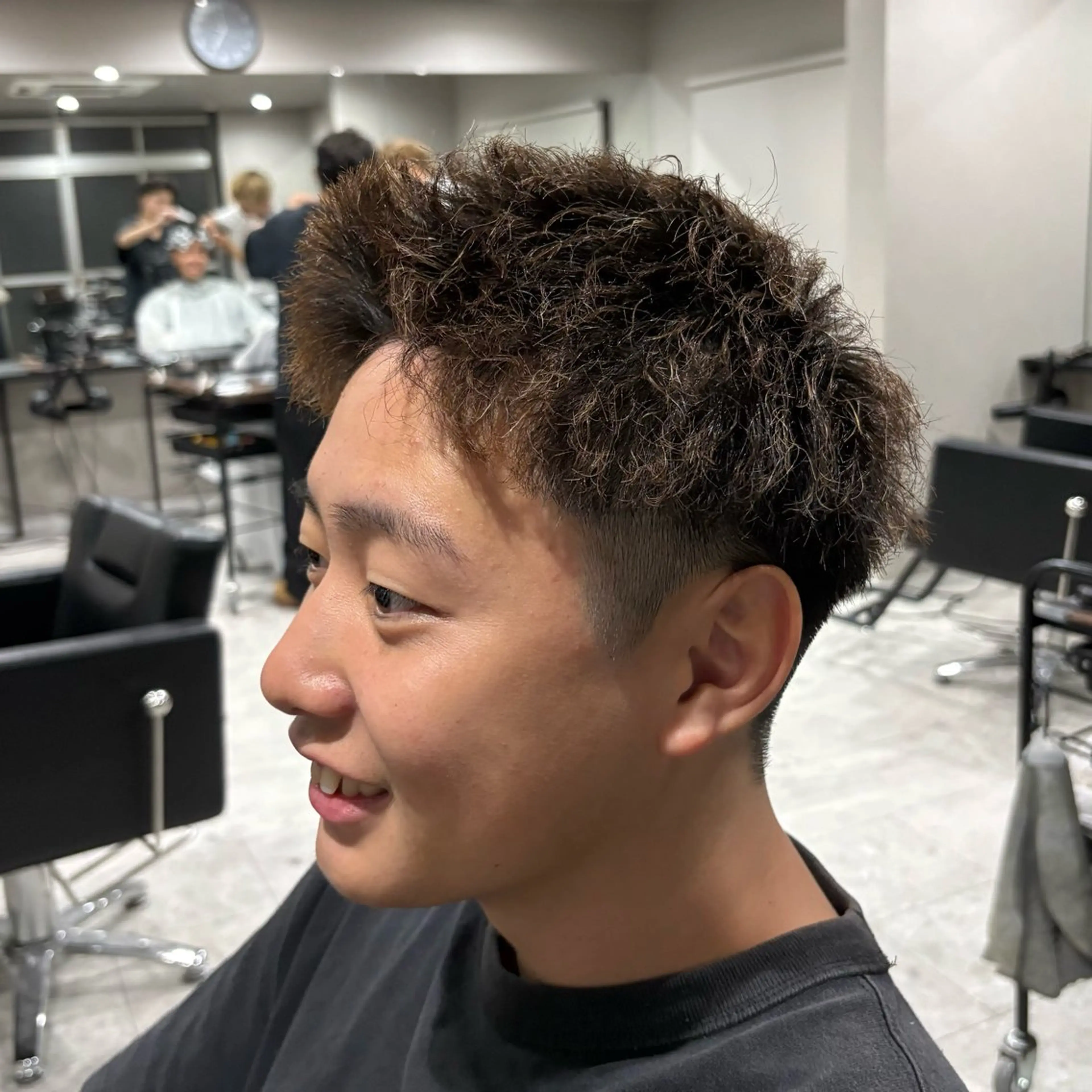 ショート パーマ メンズ メンズパーマ メンズツイストパーマ ツイストパーマ カット パーマ B TECH by Zen sly所属・中野 静莉のヘアスタイル
