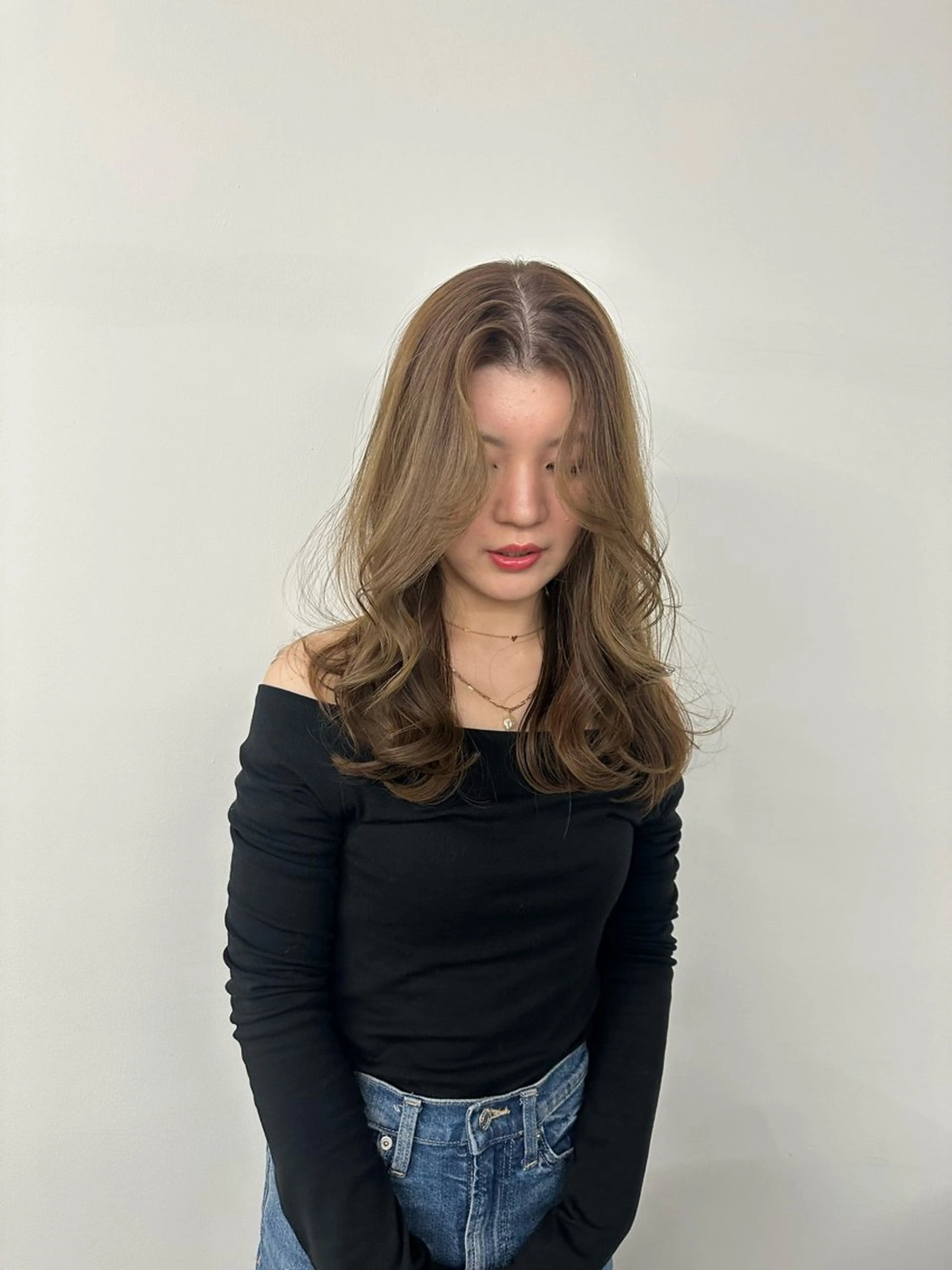 セミロング カラー キッズ オトナヘア🌿 harukaのヘアスタイル