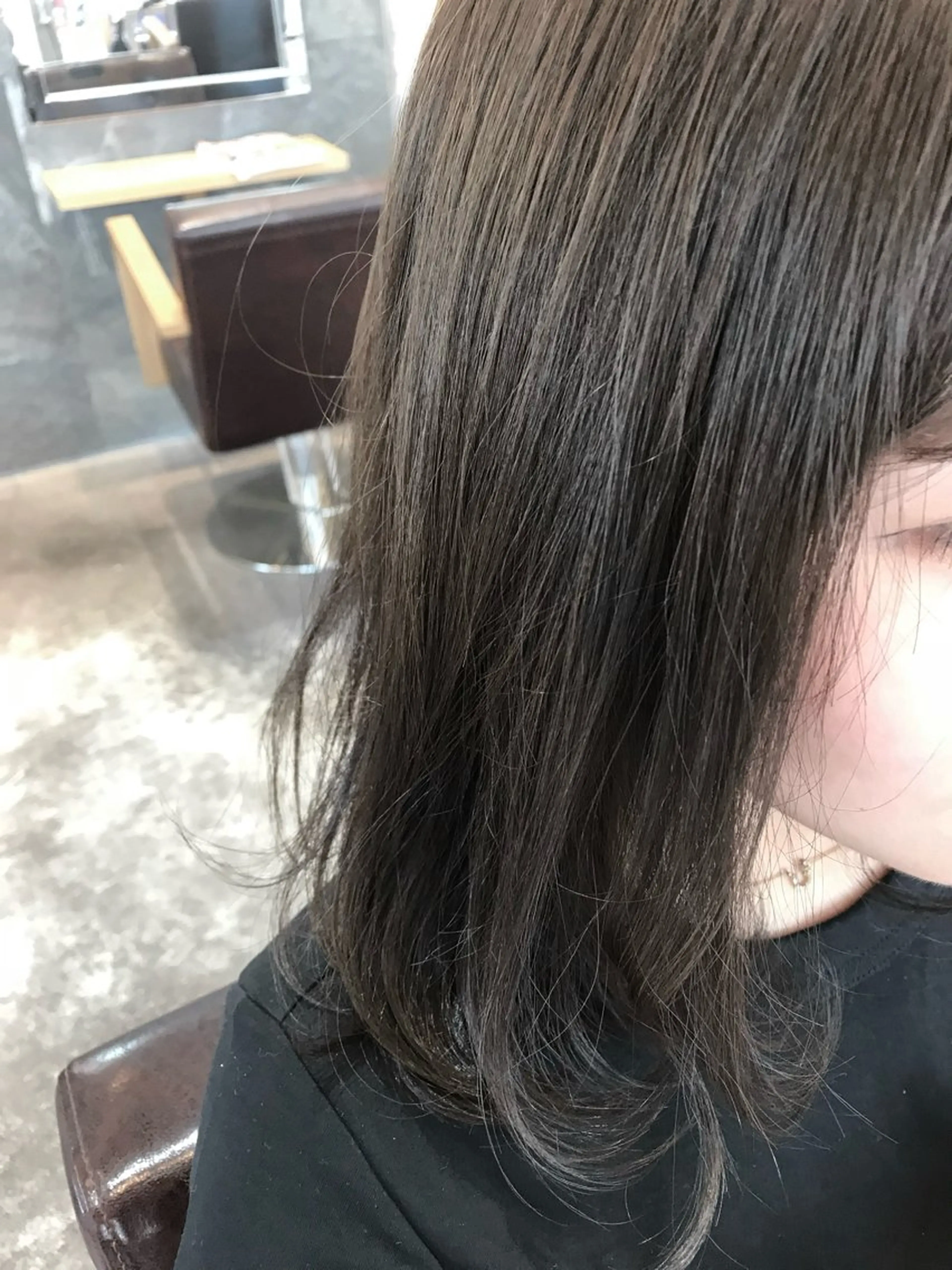 ミディアム カラー AUBE hair ales福岡平尾店所属・塚本 昂のヘアスタイル