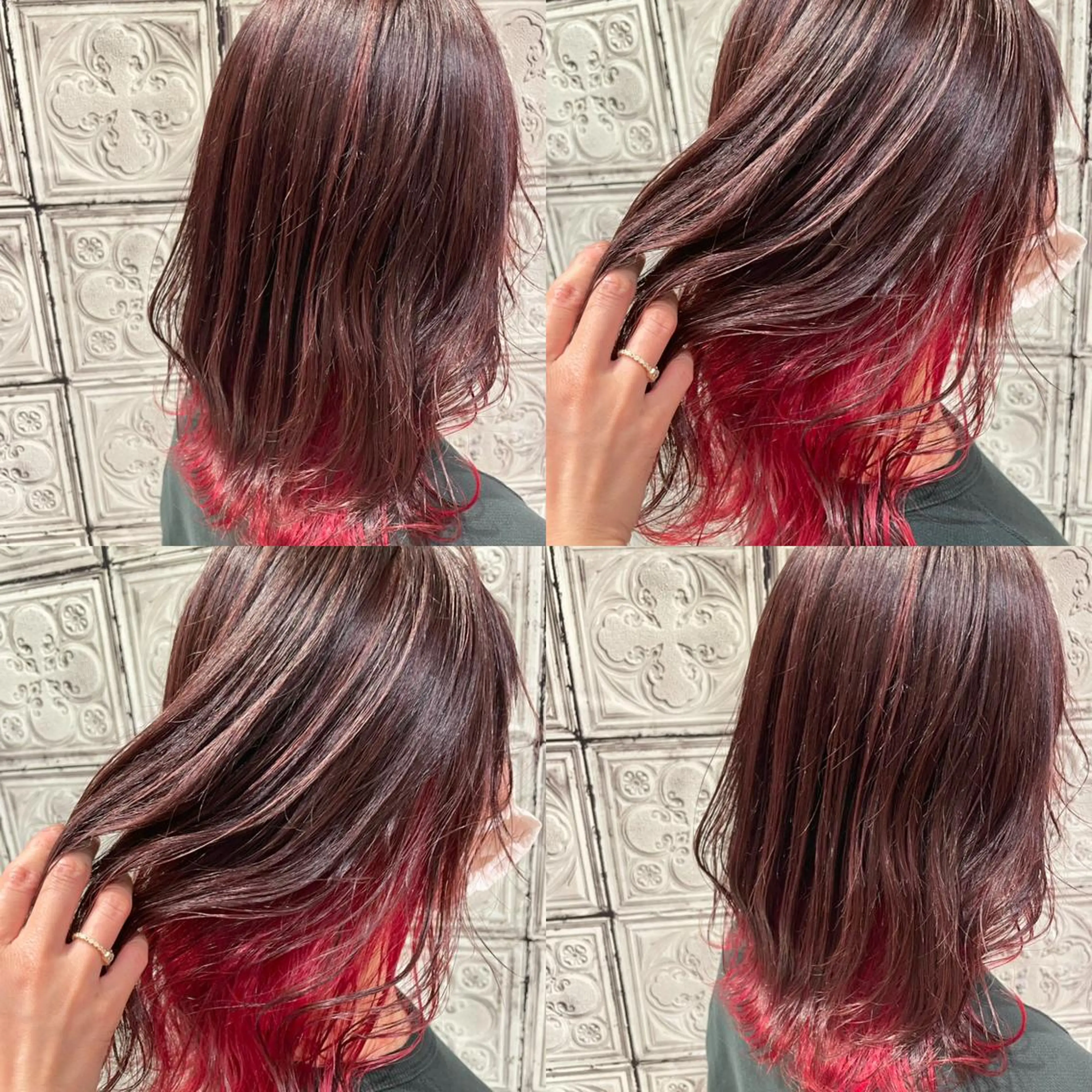 カラー インナーカラー 山田 由貴のヘアスタイル