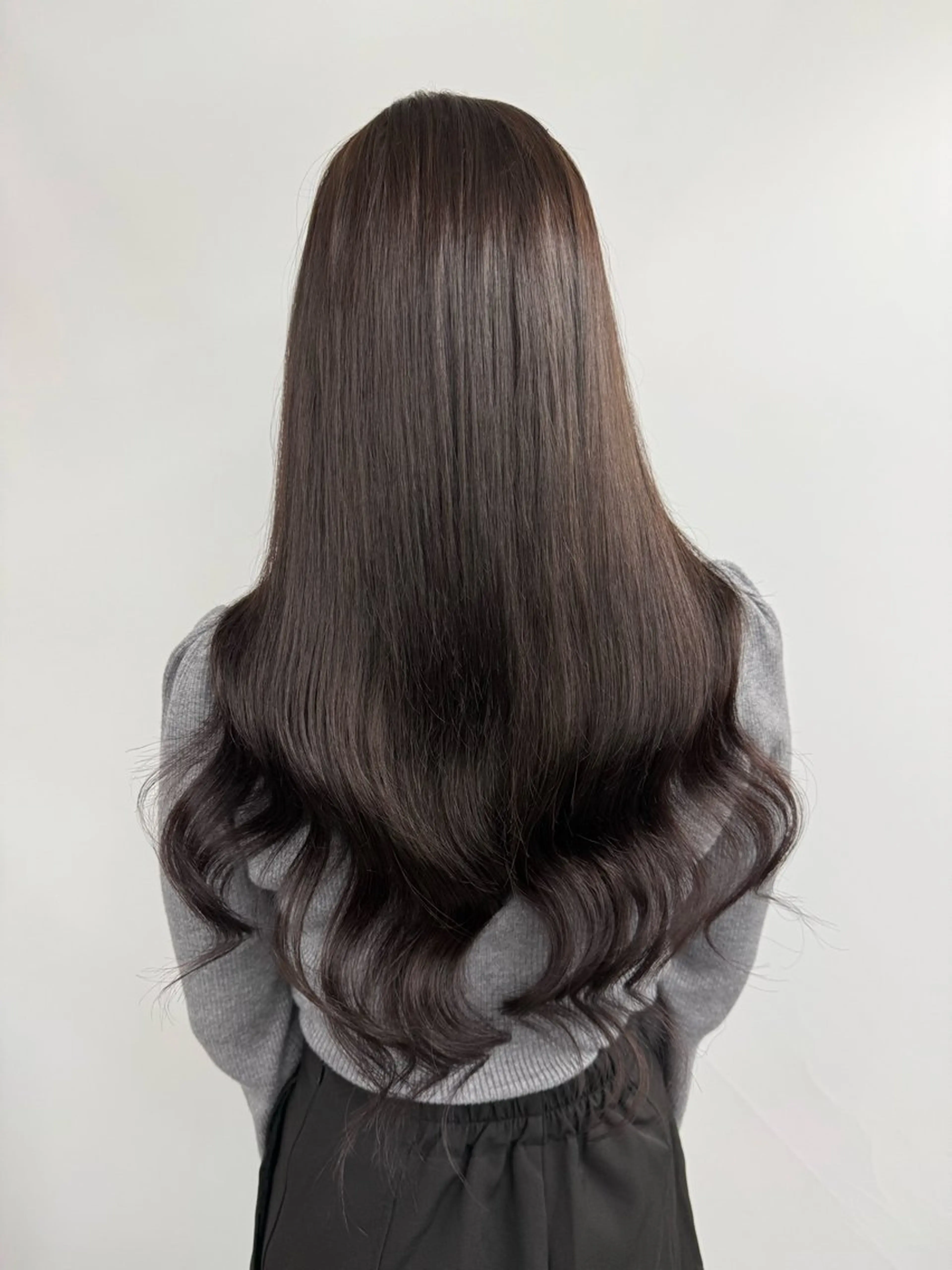 ロング カラー エクステ エクステ 𝙃𝘼𝙍𝙐🎀 韓国×エクステのヘアスタイル