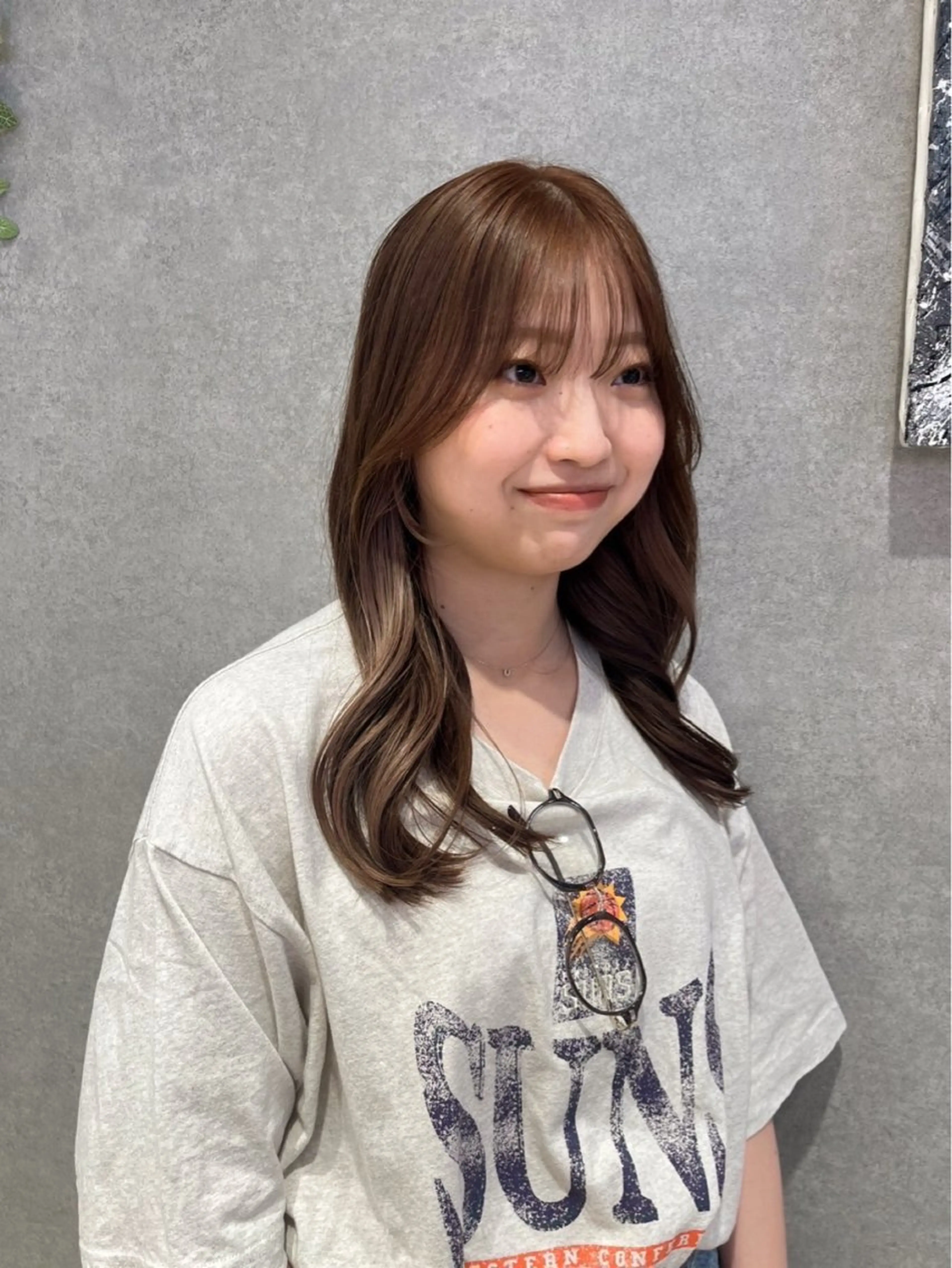 カラー ヘアカラー 艶カラー⌇蒲生四丁目 ⌇﻿山本乃愛🐏⸒⸒のヘアスタイル