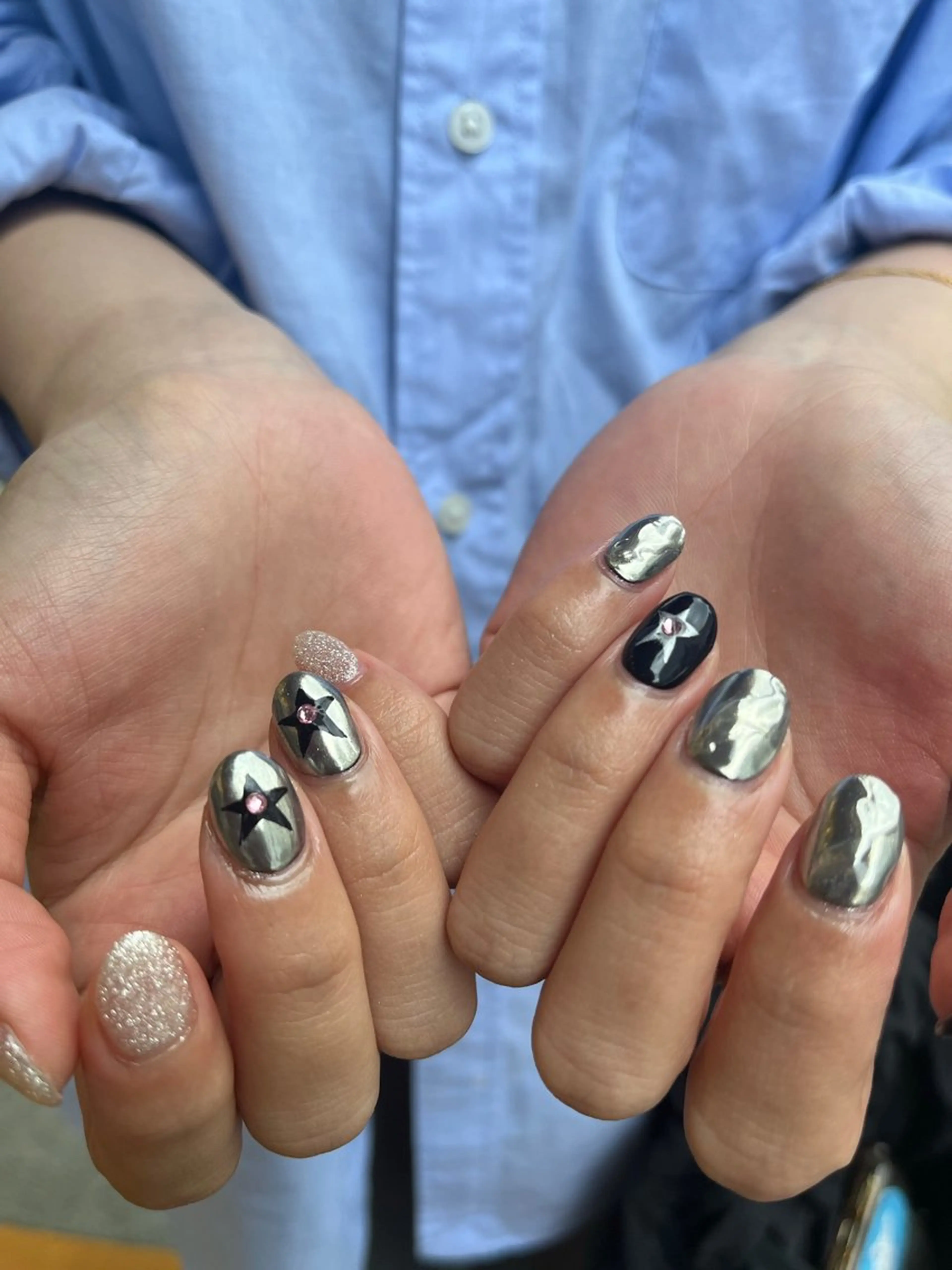 ネイル ハンドネイル Momone ／渋谷／パラジェルのネイルデザイン