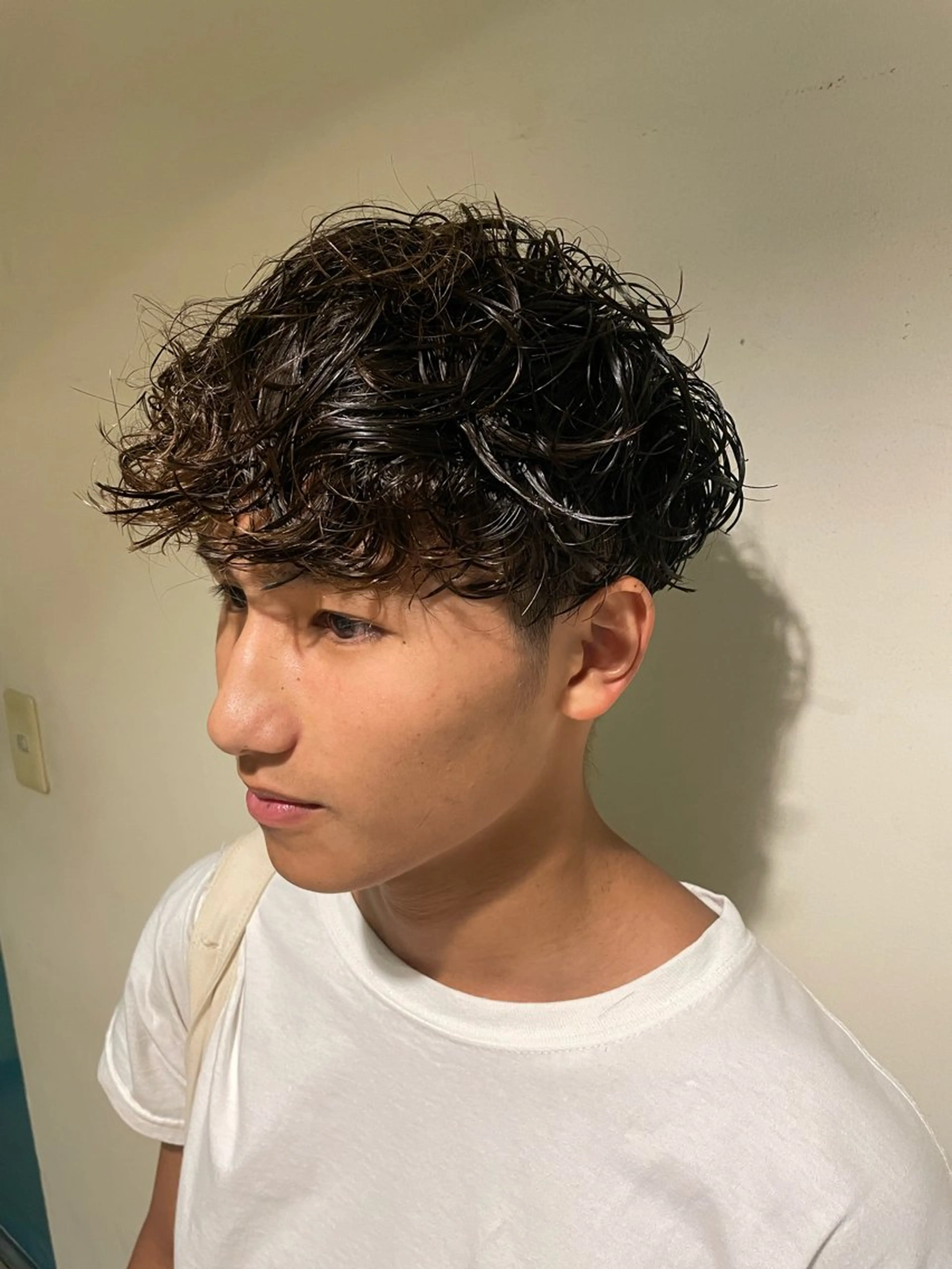 パーマ メンズ カット パーマ 💈神戸メンズ パーマ流基斗💈のヘアスタイル