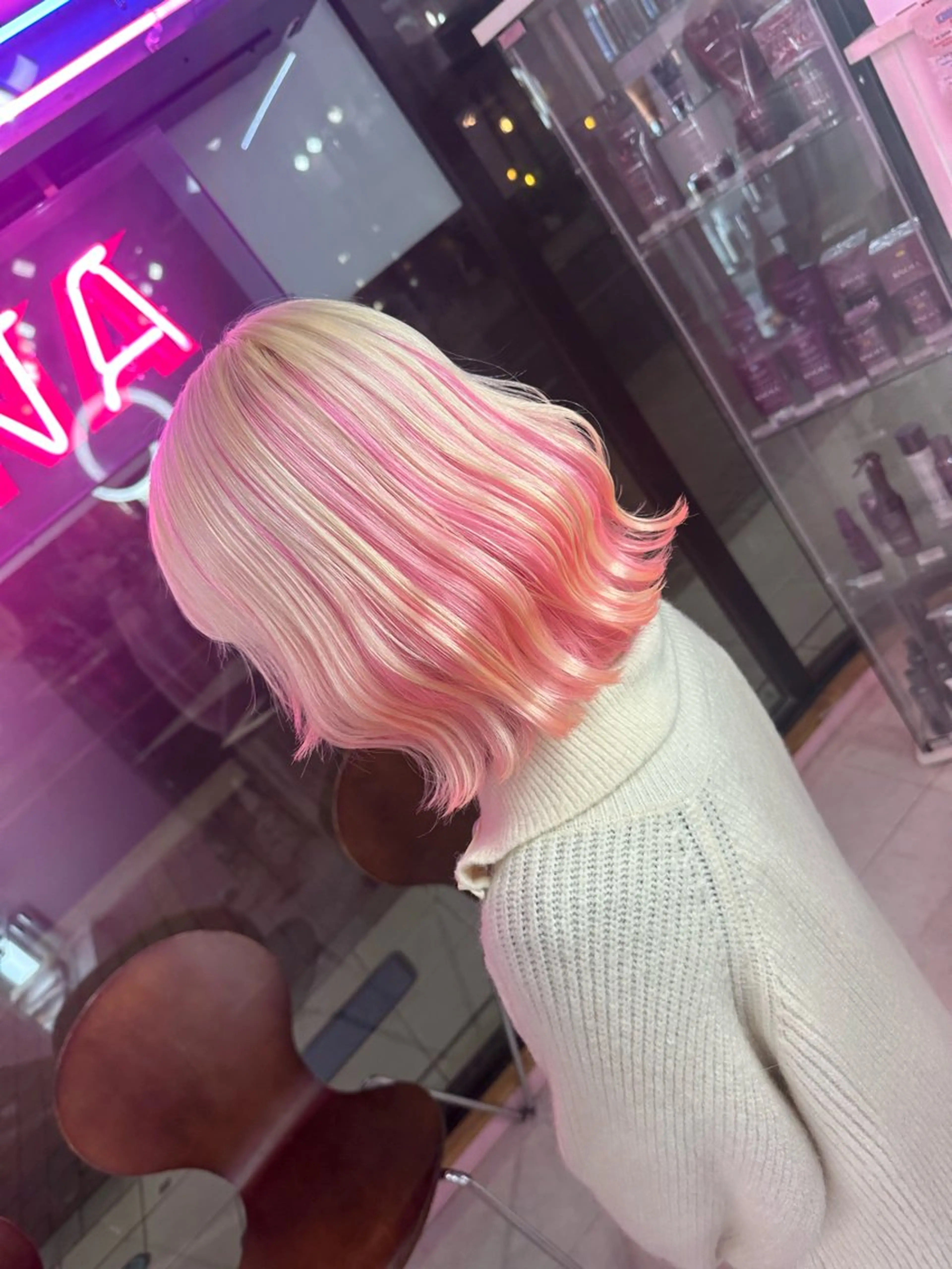 セミロング カラー ヘアカラー トリートメント 🎀憧れ髪色再現🎀 /MANATOのヘアスタイル