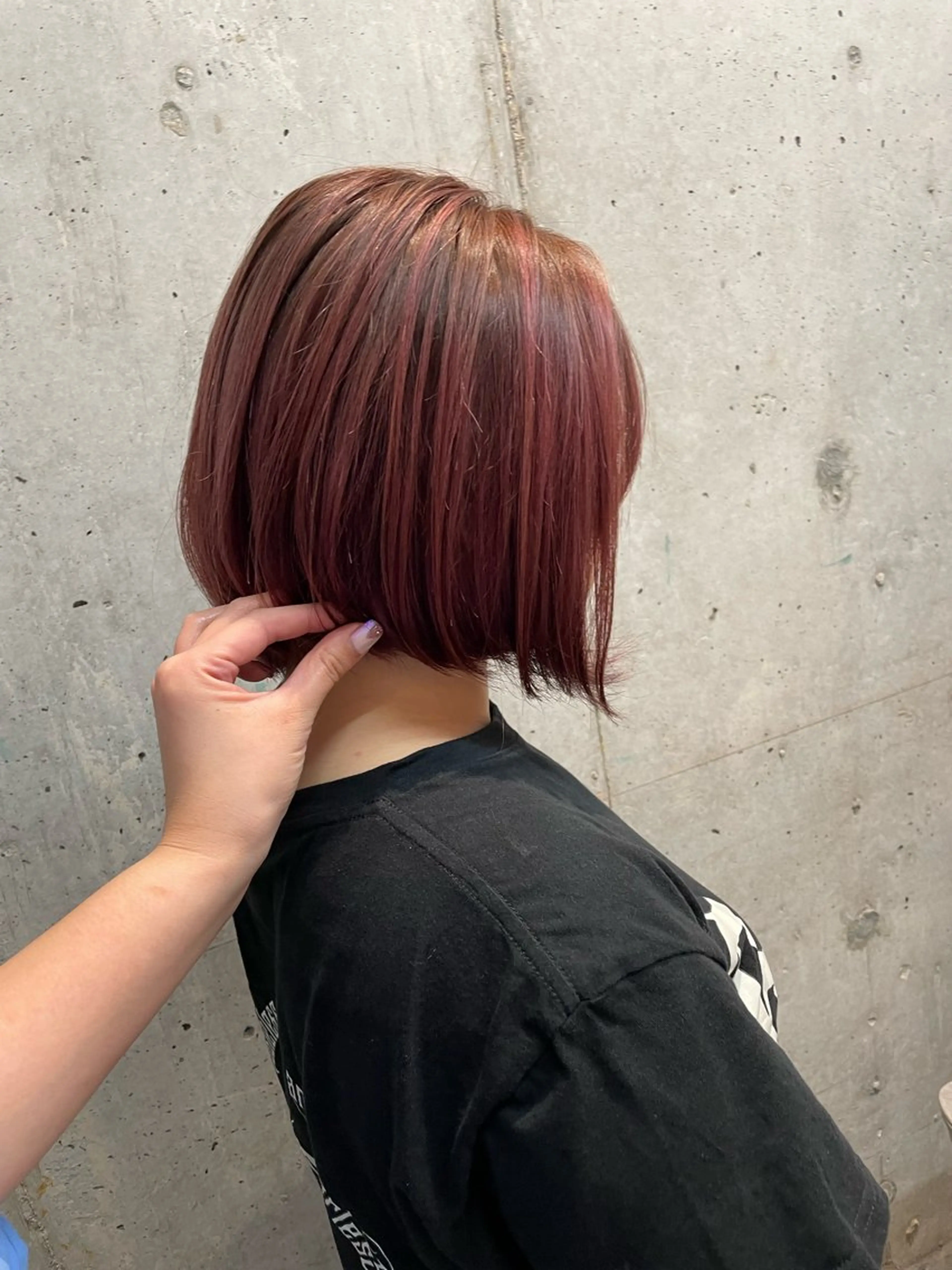 ショート カラー ブリーチ ピンクカラー ヘアカラー RAWR　Hair Brio所属・髪質改善/ブリーチ /ユウキ🫧🌸のヘアスタイル