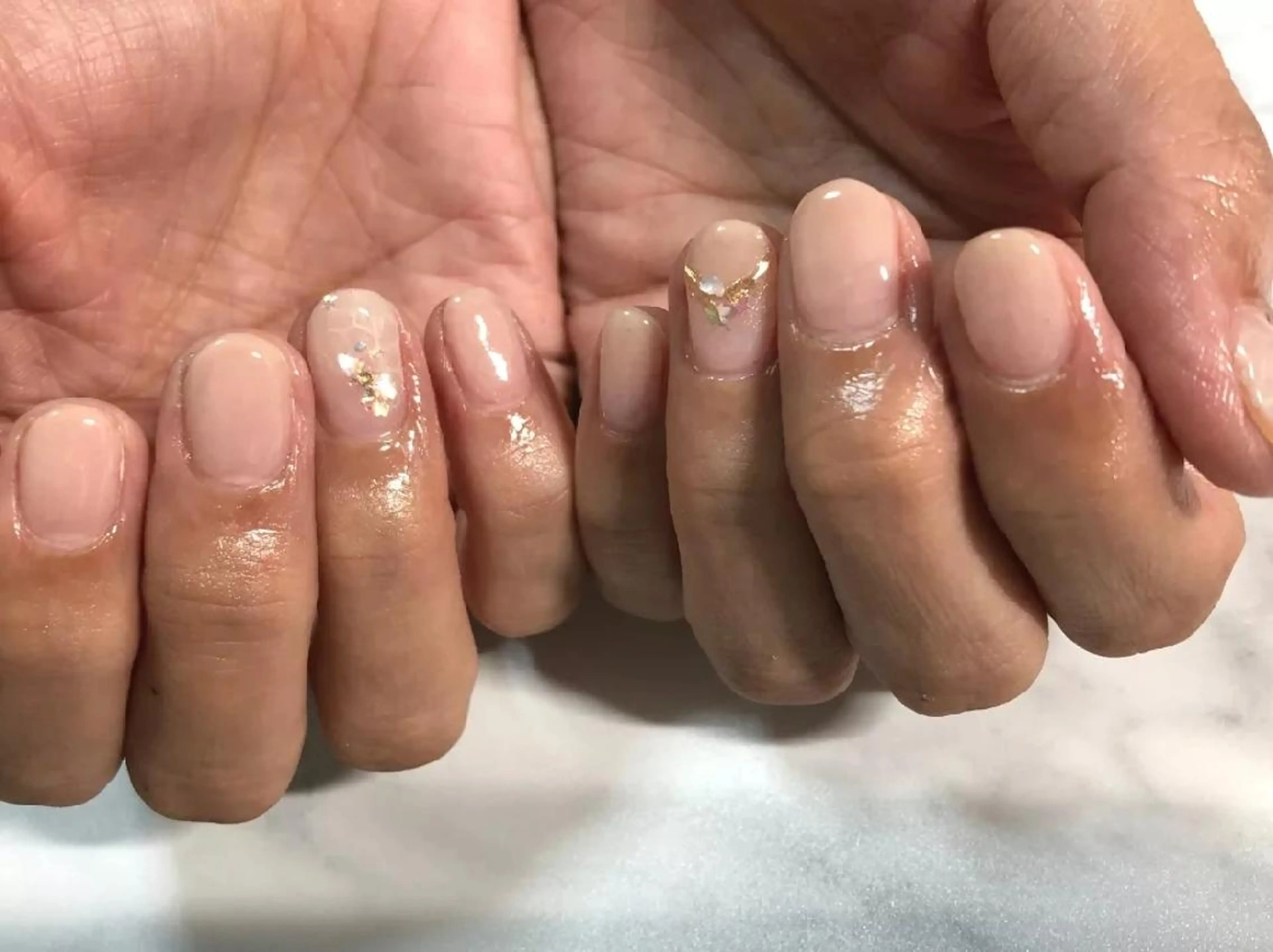ネイル アートネイル ハンドネイル shellnail さなえのネイルデザイン