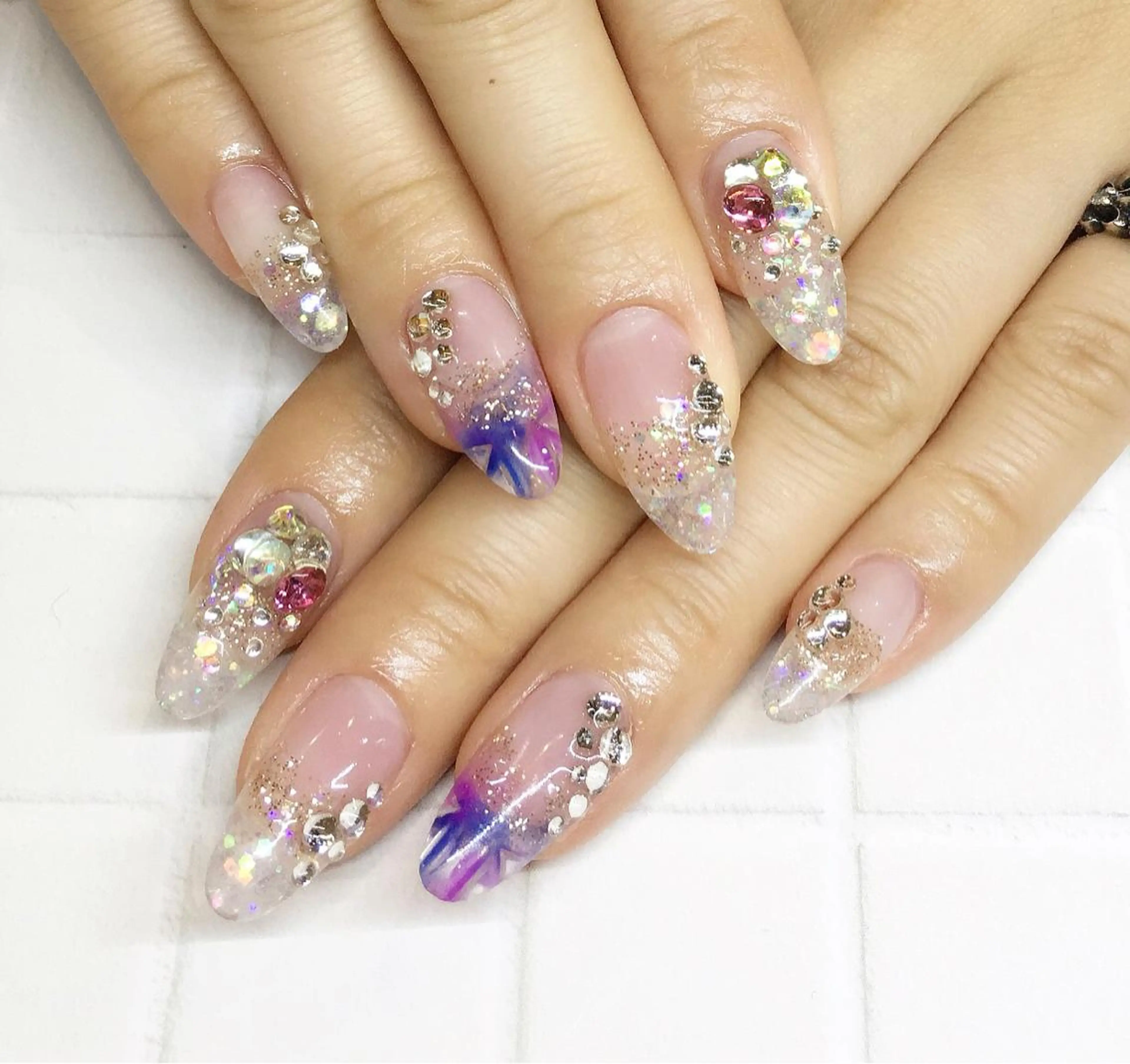 ネイル 持ち込み スカルプネイル ハンドネイル nail salon Soeurのネイルデザイン