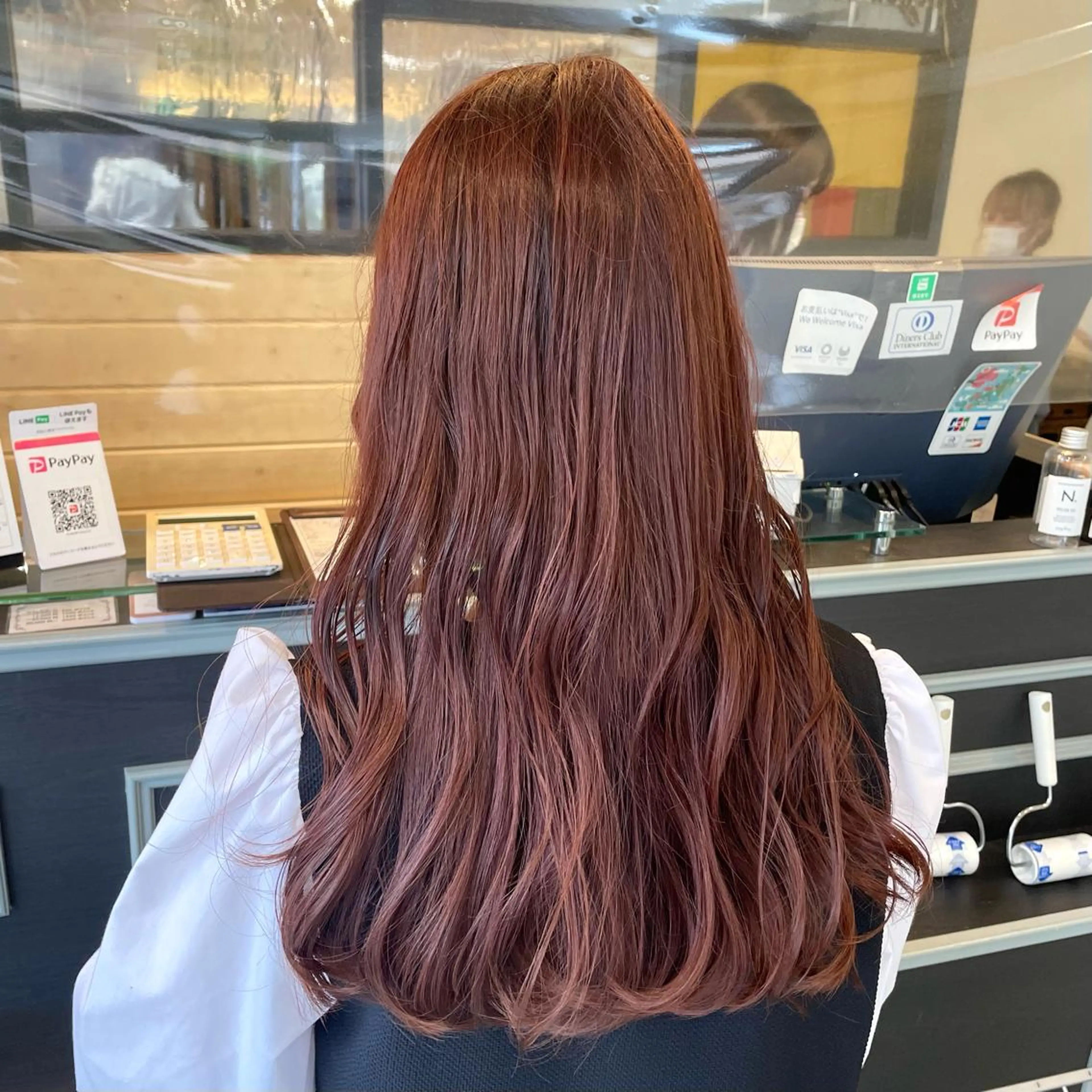 ロング カラー スナコザワ レナのヘアスタイル