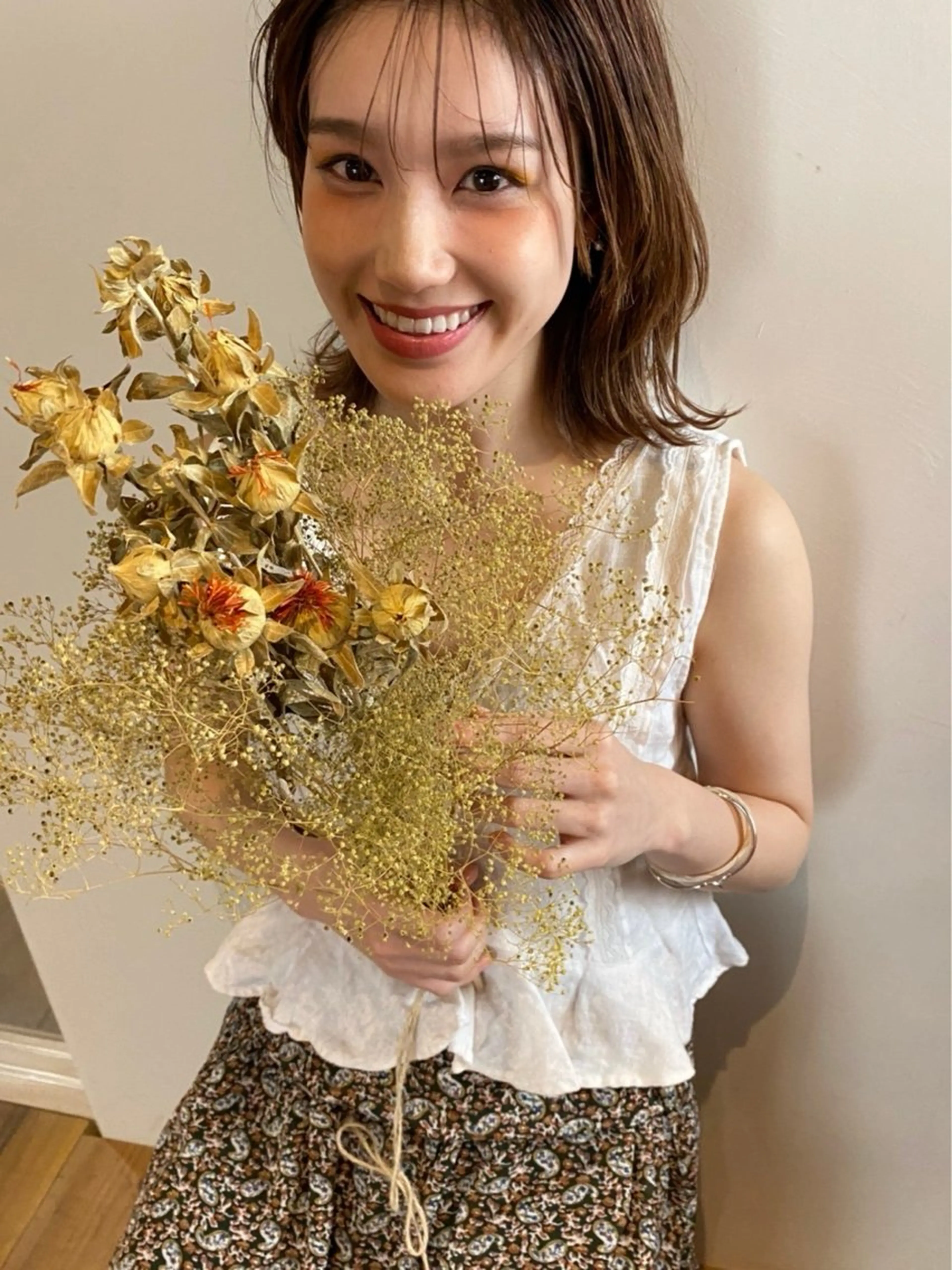 ミディアム 横浜/艶髪/アレンジ FACE。ゆのんのヘアスタイル