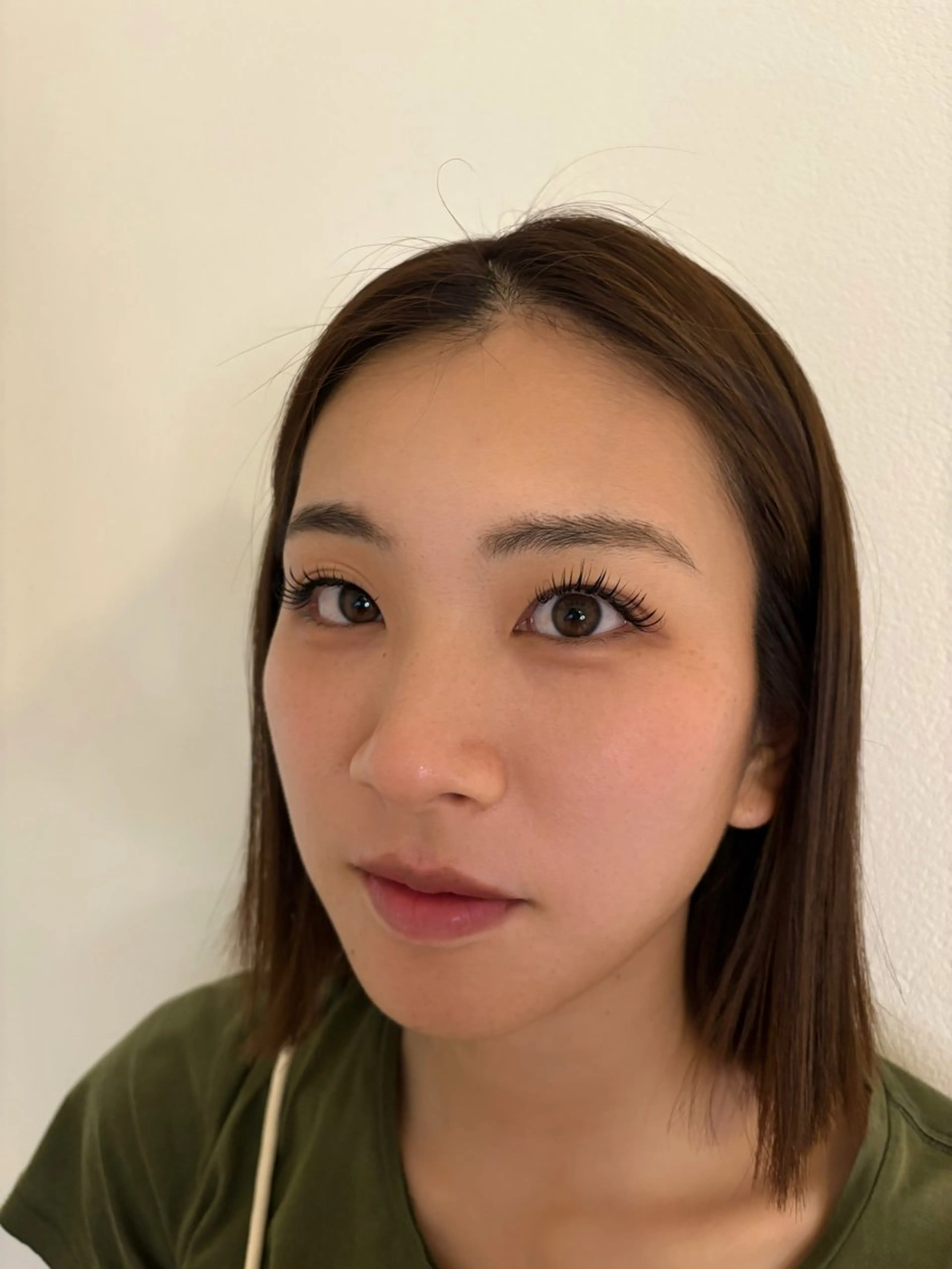 マツエク・マツパ 付け放題 フラットラッシュ andc みゆき 口コミ5.0🌟🌟のマツエク・マツパデザイン