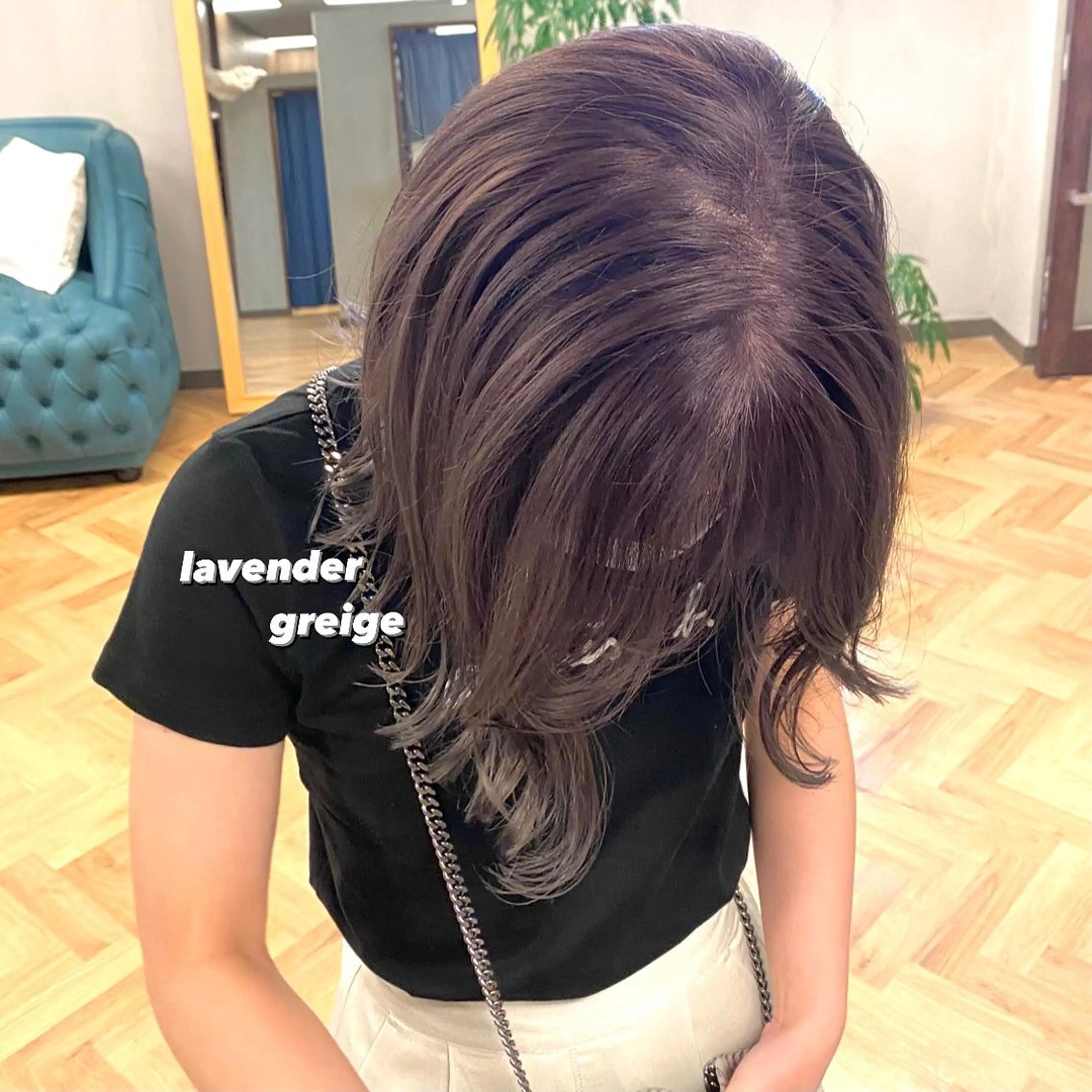 ミディアム カラー パーマ ヘアアレンジ メンズ キッズ ネイル マツエク・マツパ カット ヘアカラー EMANON梅田店所属・前川 朋香のヘアスタイル