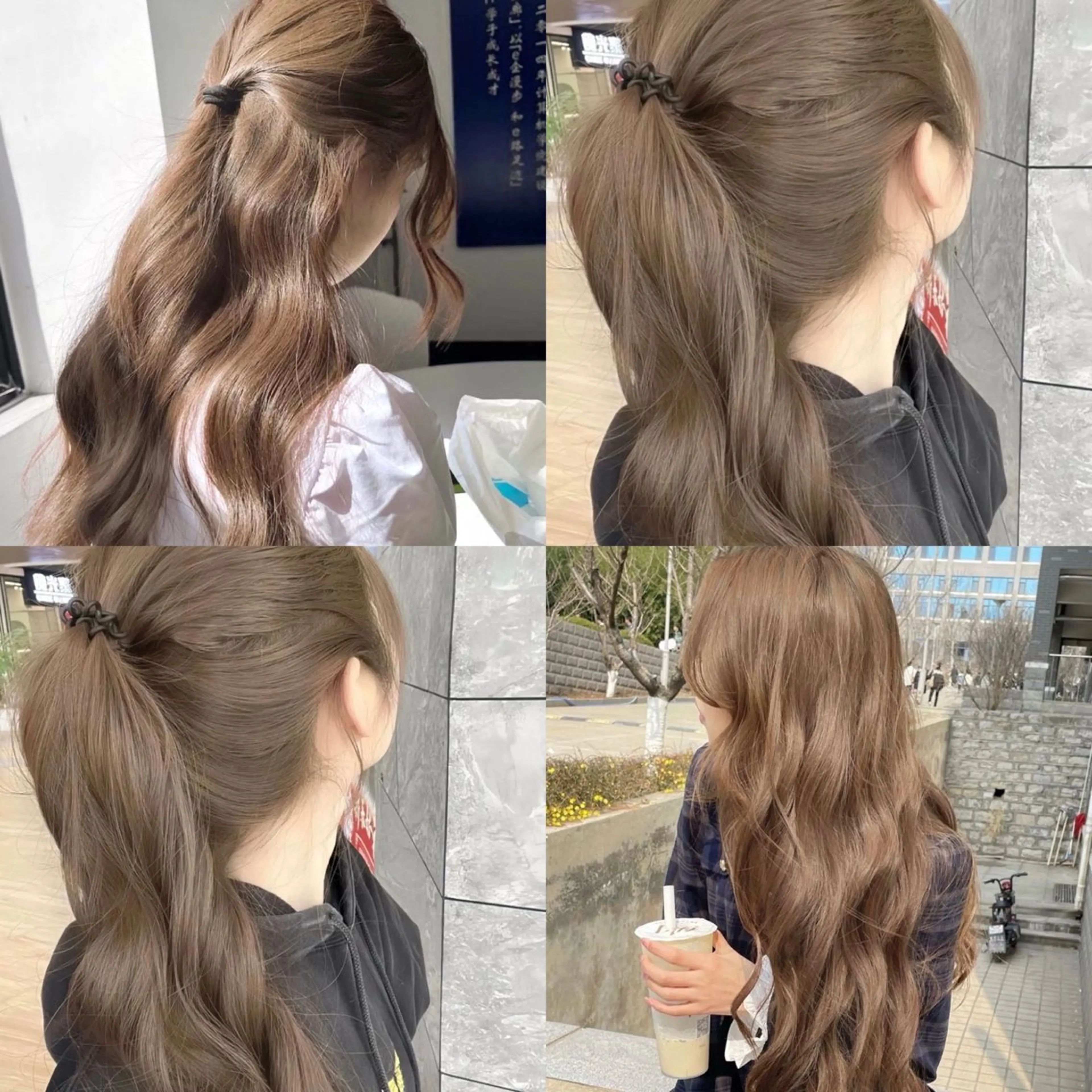 ロング カラー カット ヘアカラー トリートメント ヘアセット IVE所属・ブリーチなし🤍 渋谷／原島杏奈のヘアスタイル