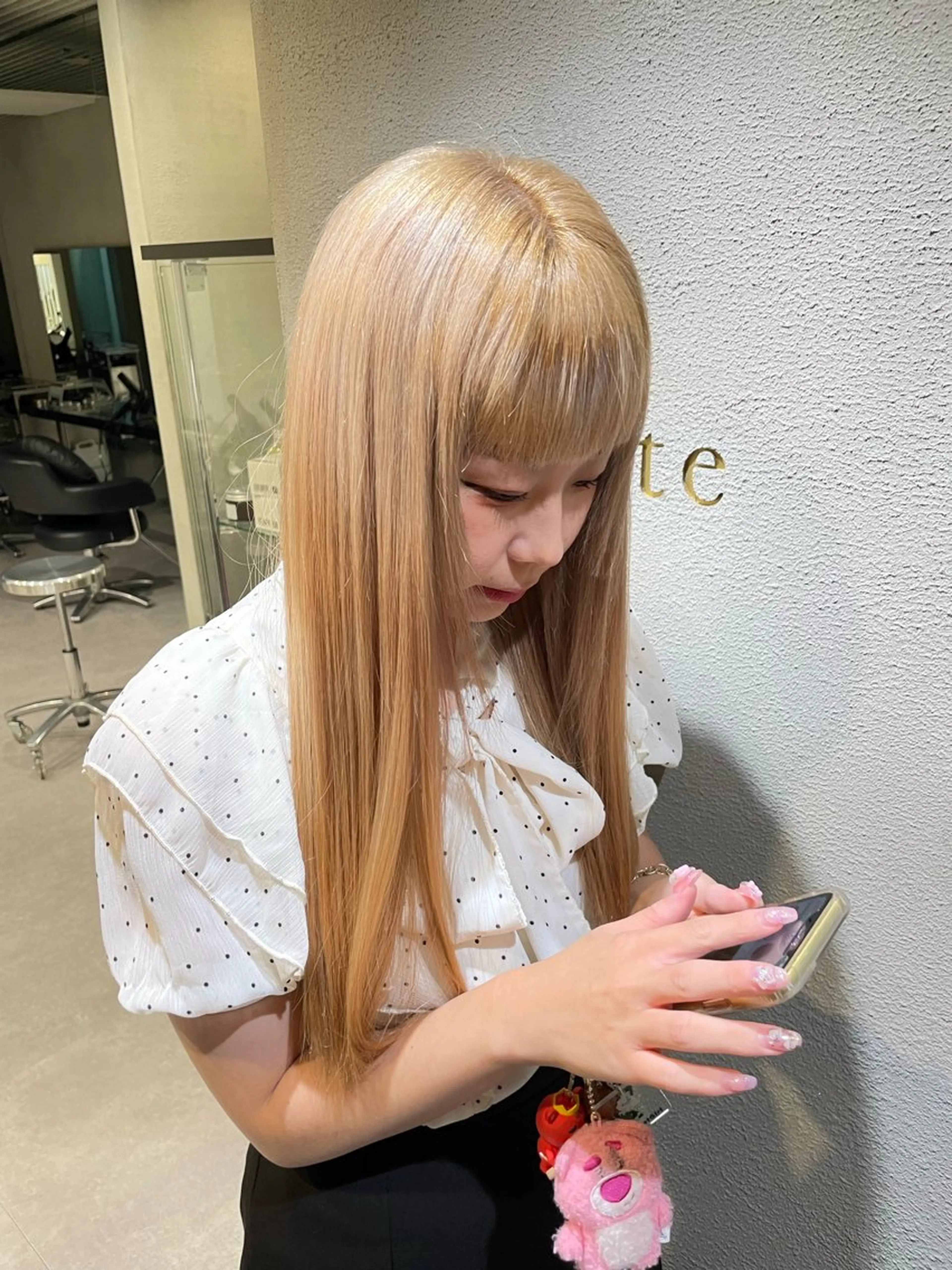 ロング 韓国ヘア AYUMIのヘアスタイル