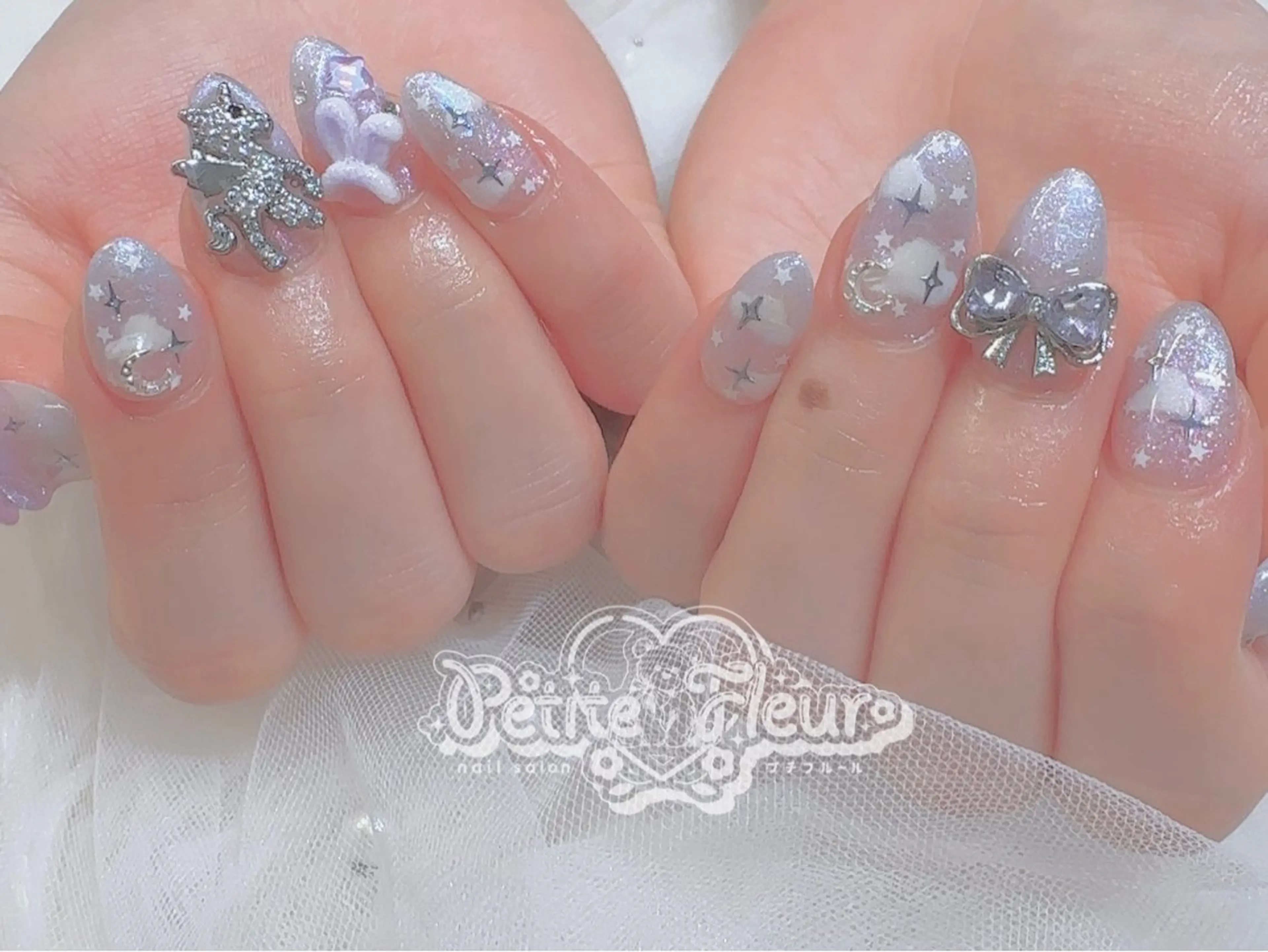 ネイル ハンドネイル ❁⃘*。Petite fleur❁⃘*りさのネイルデザイン