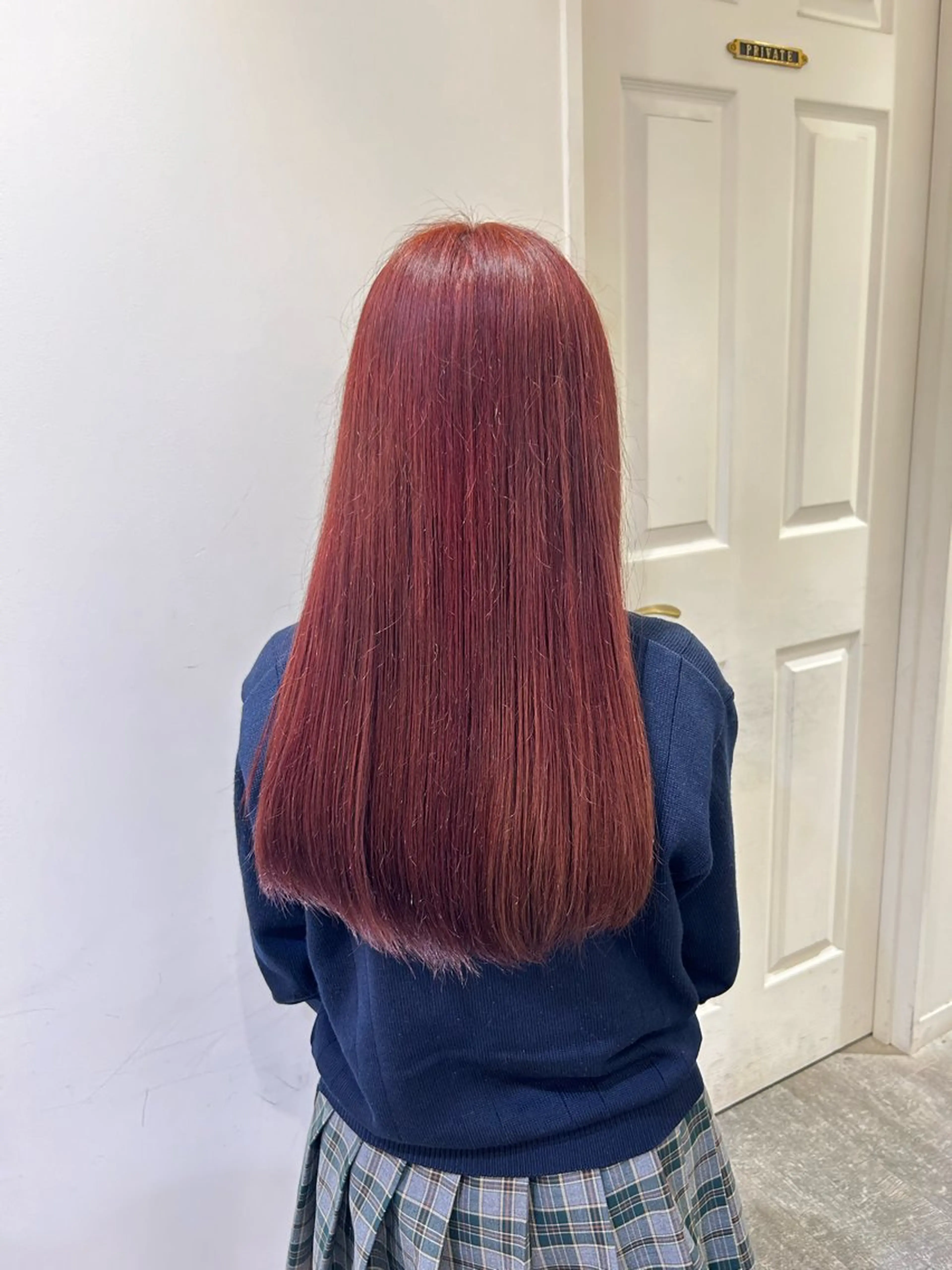 カラー 🍒垢抜けカラー 耳つぼ ヘアメあずみのヘアスタイル