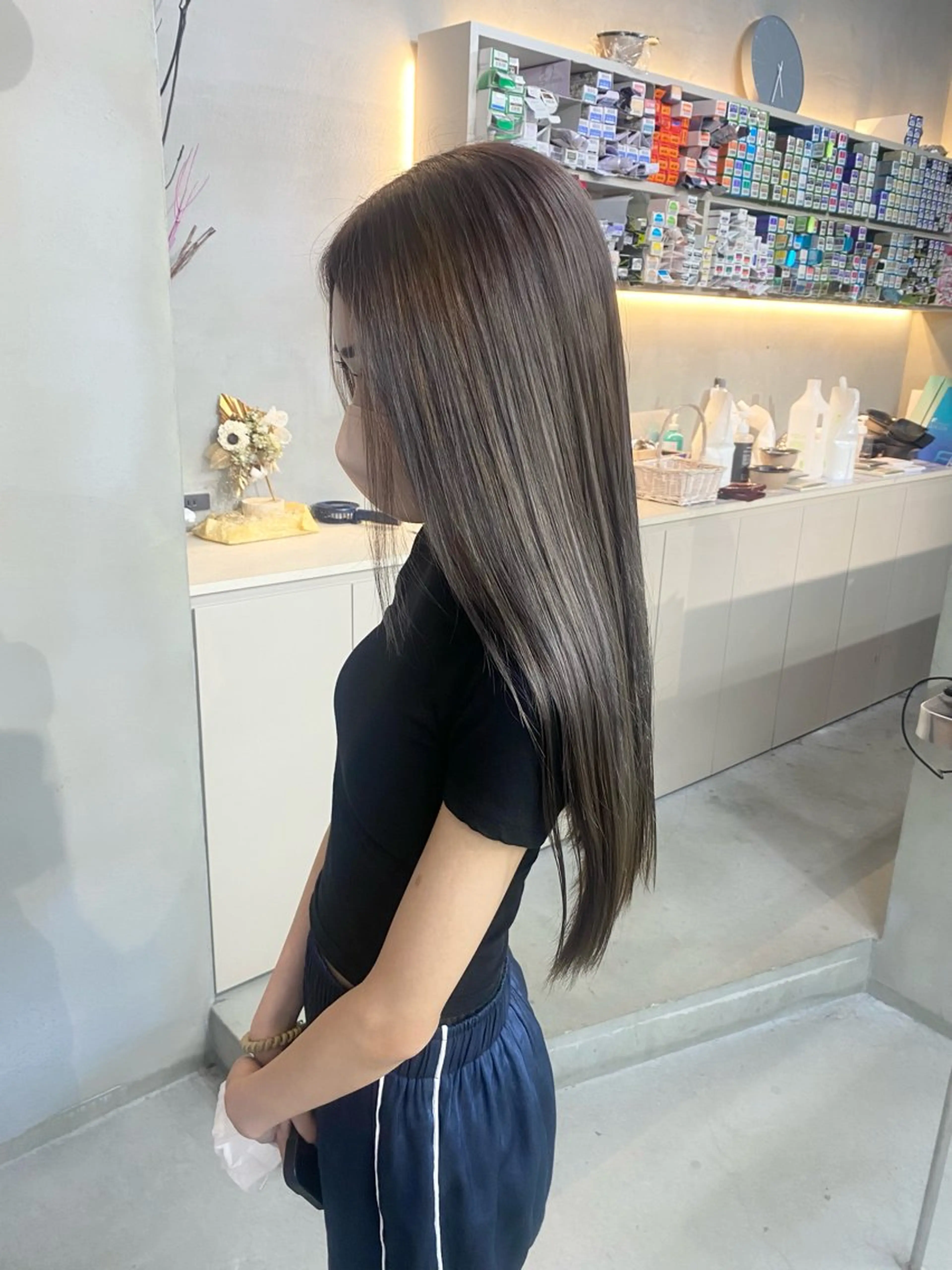 ロング カラー ヘアカラー qulim所属・前橋 姫奈のヘアスタイル