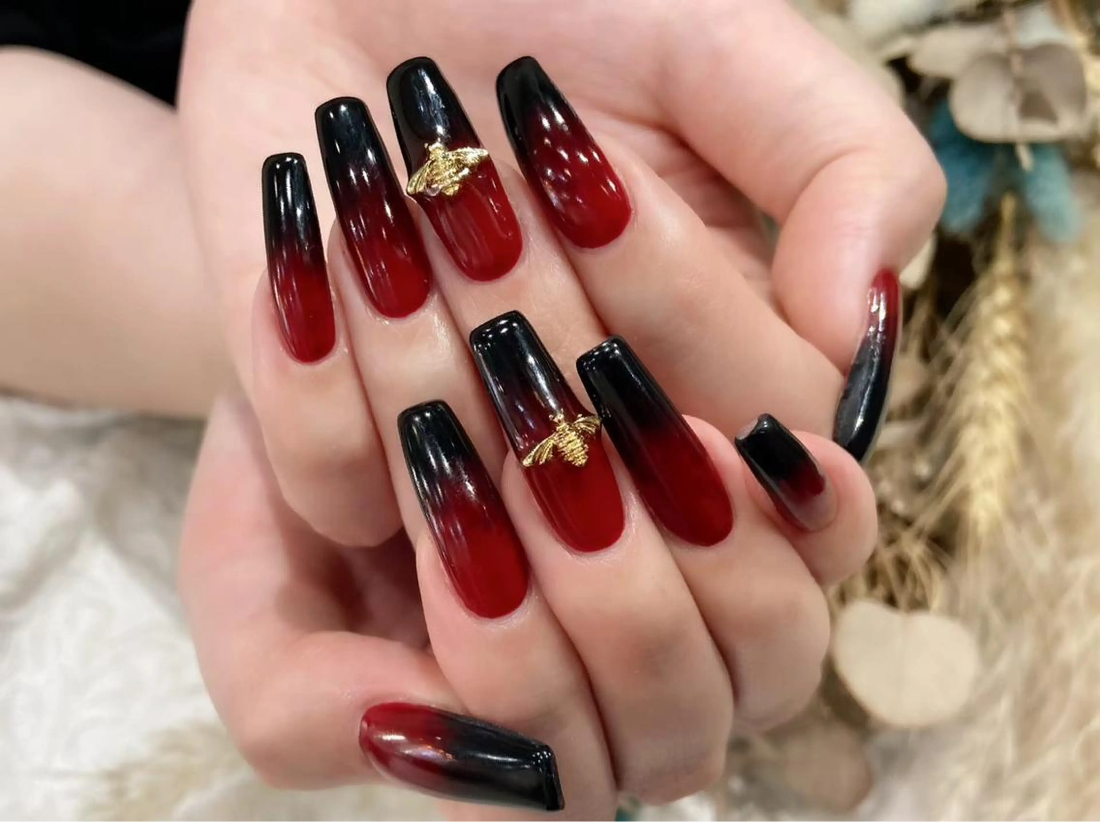ネイル グラデーション ハンドネイル ハンドケア nailsalon mintのネイルデザイン