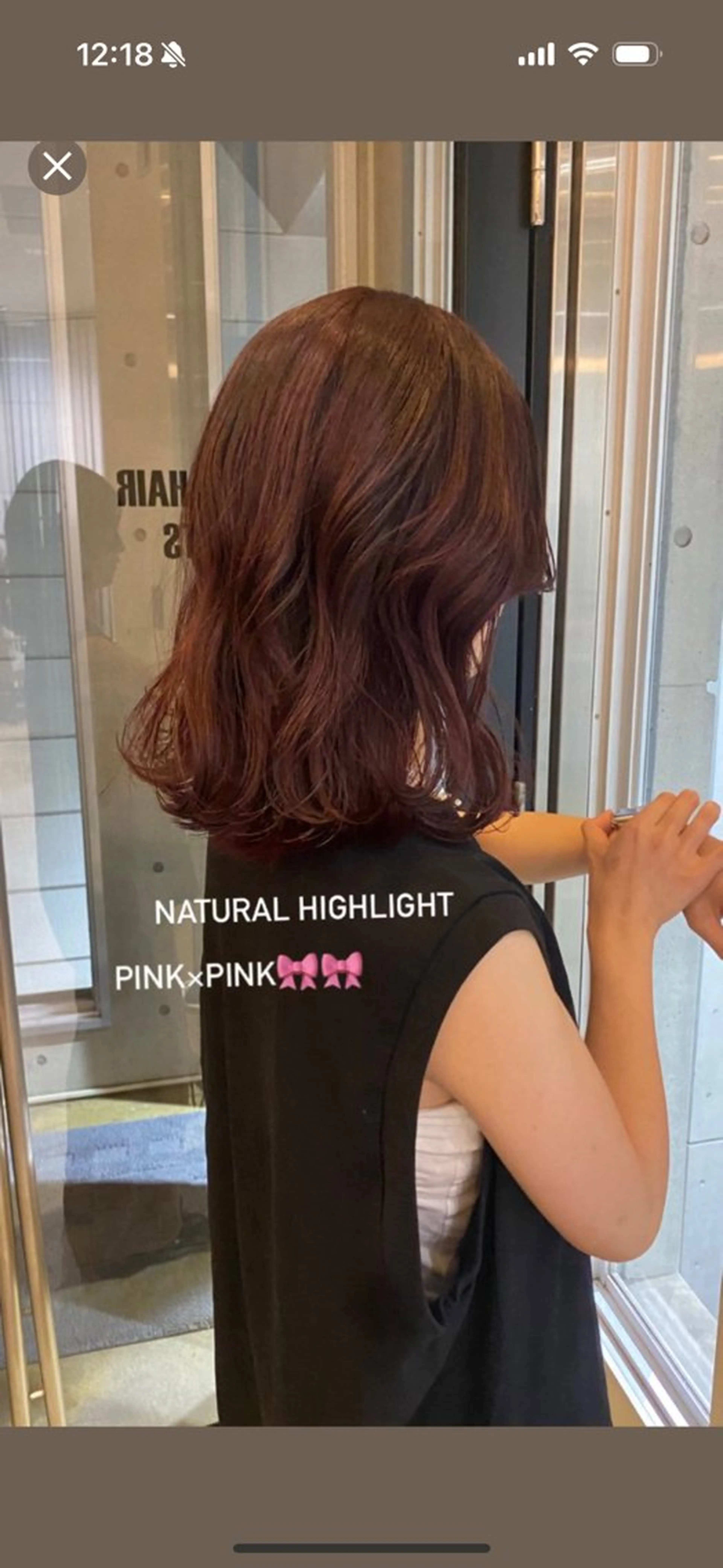 カラー ヘアカラー abe yuikaのヘアスタイル