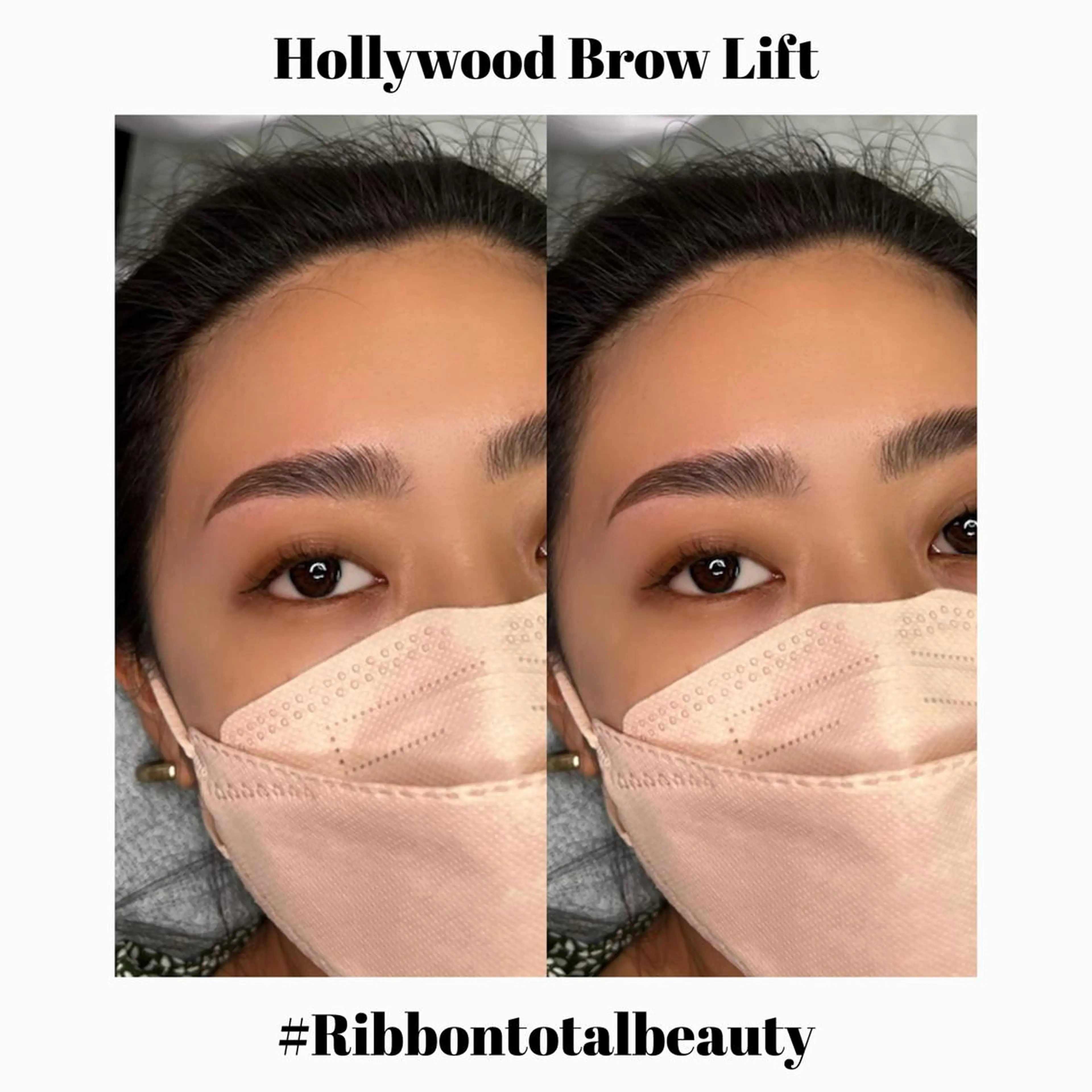 アイブロウ ハリウッドブロウリフト ワックス脱毛 その他(アイブロウ) Ribbon京都駅前店所属・KYOKO 🖤の眉毛・アイブロウイメージ
